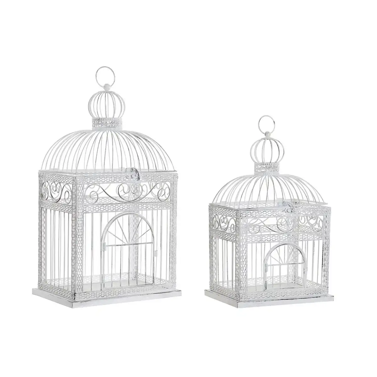 Cage dkd home decor blanc metal 28 x 20 x 54 cm _1657. DIAYTAR COTE D'IVOIRE - Votre Plateforme Shopping de Confiance. Naviguez à travers nos rayons et choisissez des produits fiables qui répondent à vos besoins quotidiens.