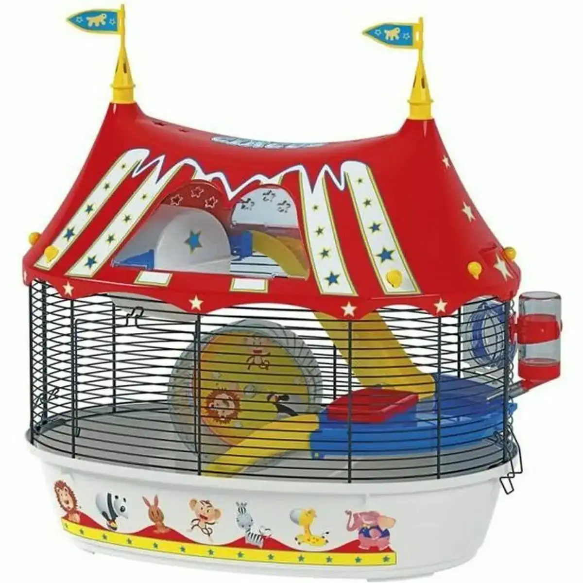 Cage ferplast circus 49 5 x 34 x 42 5 cm_4296. DIAYTAR COTE D'IVOIRE - Là où le Shopping Devient une Expérience. Naviguez à travers notre catalogue diversifié et découvrez des produits qui ajoutent de la couleur et de la passion à votre vie.