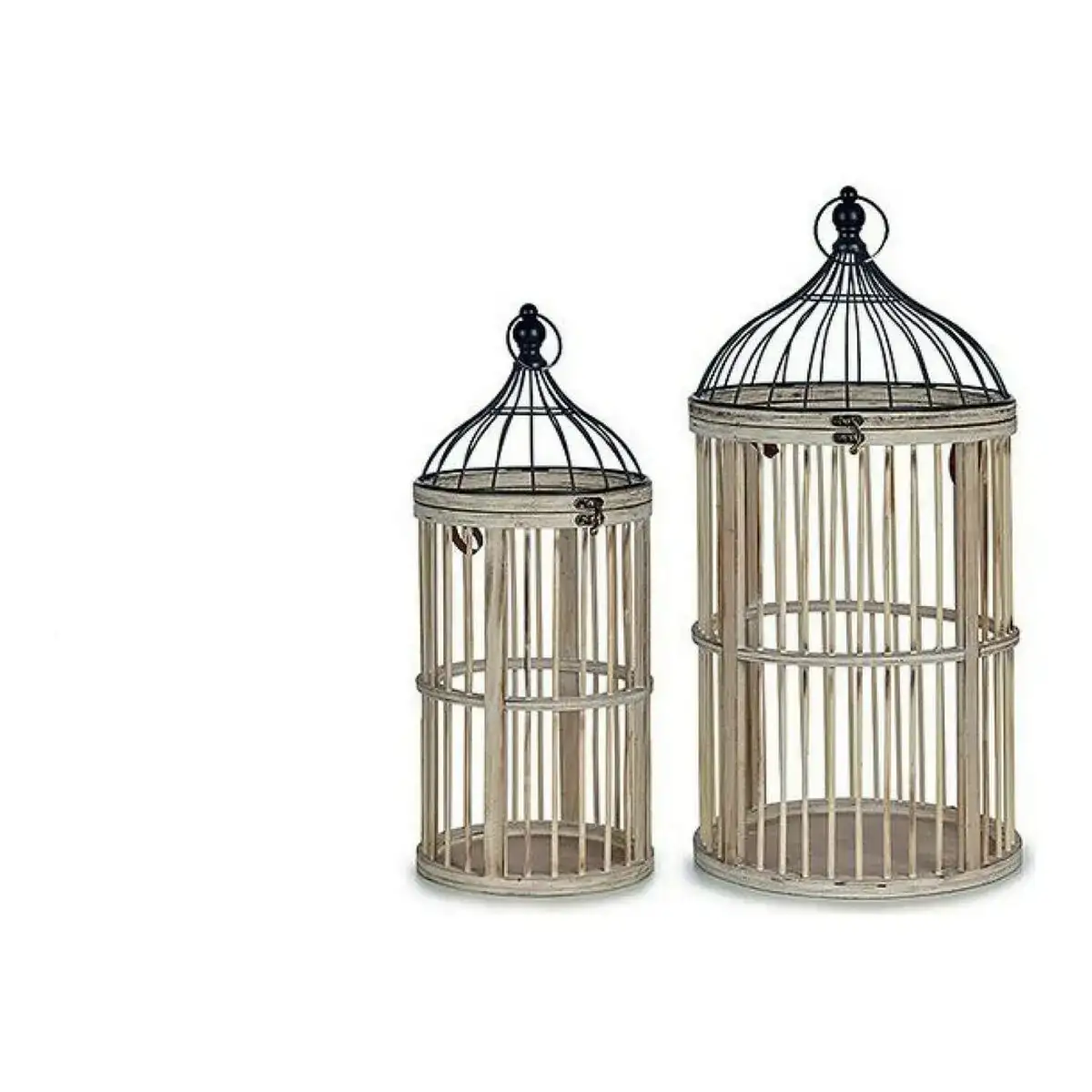 Cage ronde bois 2 pieces _7154. DIAYTAR COTE D'IVOIRE - Où l'Élégance Rencontre l'Authenticité. Naviguez à travers notre boutique en ligne et choisissez des produits qui incarnent le style et la tradition du Côte d'Ivoire.