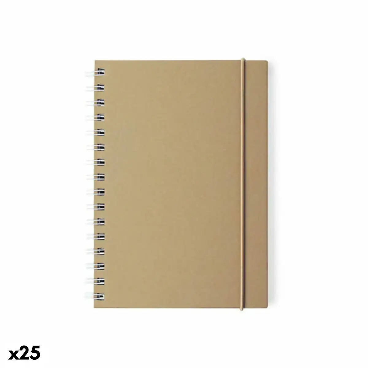 Cahier a spirale 146399 carton recyclado 25 unites _1896. DIAYTAR COTE D'IVOIRE - Votre Escale Shopping incontournable. Explorez notre boutique en ligne et dénichez des trésors qui reflètent la richesse culturelle et la modernité du Côte d'Ivoire.