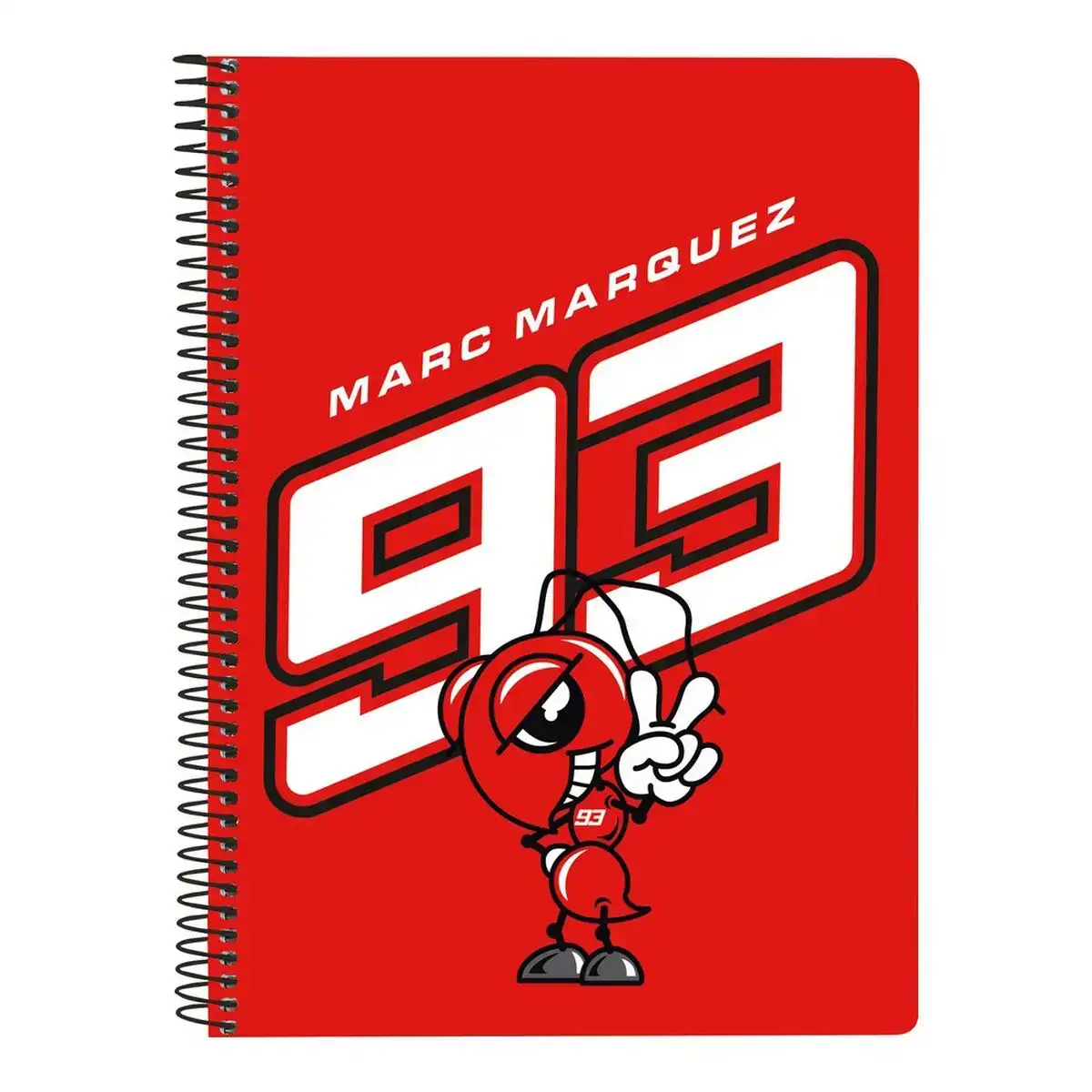 Cahier a spirale marc marquez rouge noir a5_9562. DIAYTAR COTE D'IVOIRE - Où Chaque Sélection est une Victoire. Découvrez notre boutique en ligne et trouvez des articles qui vous rendent la vie plus belle, un choix à la fois.