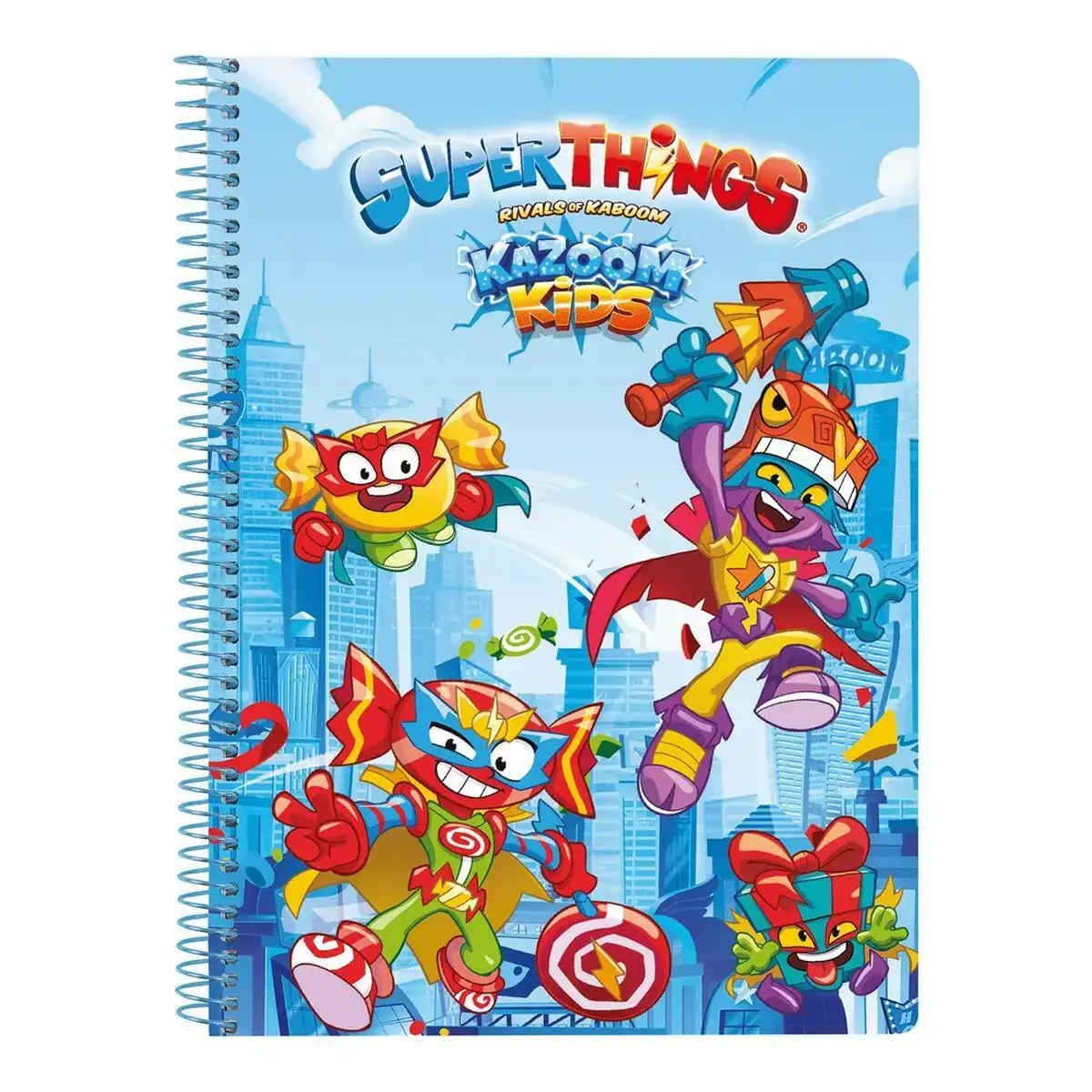 Cahier a spirale superthings kazoom kids rouge bleu clair a5_4296. Découvrez DIAYTAR COTE D'IVOIRE - Votre Destination de Shopping Inspirée. Naviguez à travers nos offres variées et trouvez des articles qui reflètent votre personnalité et vos goûts.