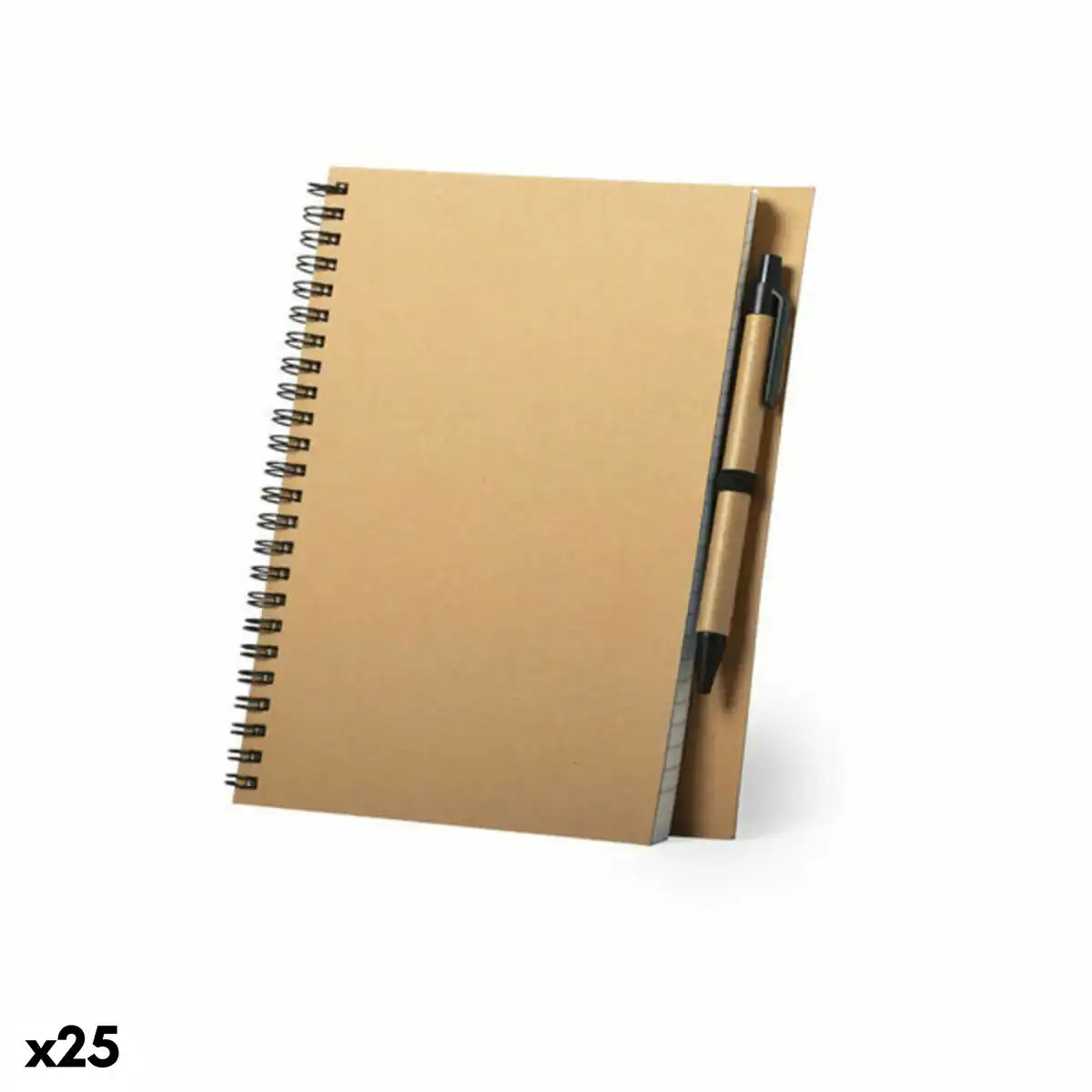 Cahier a spirales avec stylo 146398 25 unites _5924. DIAYTAR COTE D'IVOIRE - L'Univers de l'Élégance Accessible. Plongez dans notre catalogue et choisissez des produits qui allient sophistication et accessibilité pour un shopping exquis.