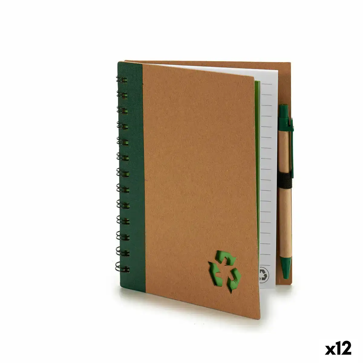 Cahier a spirales avec stylo carton recyclado 1 x 18 x 14 cm 12 unites _9705. Bienvenue chez DIAYTAR COTE D'IVOIRE - Où Choisir Rime avec Découvrir. Plongez dans notre catalogue et trouvez des produits qui révèlent la diversité et la richesse culturelle du Côte d'Ivoire.