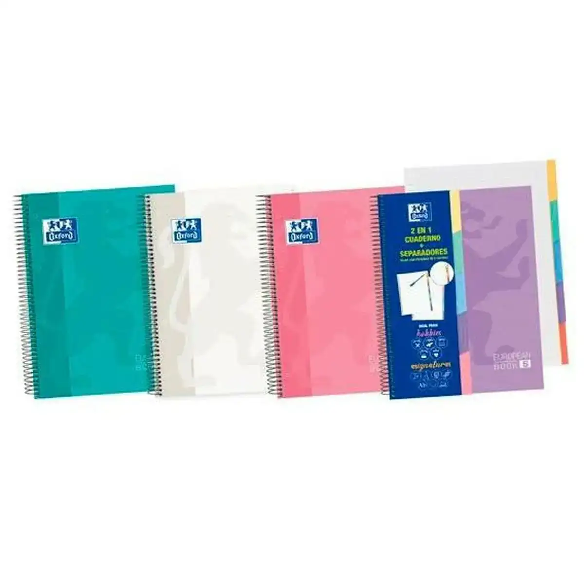 Cahier oxford european book 5 2 en 1 microperfore gateau 100 volets 5 mm a5 couvercle rigide spirale 10 unites _5350. DIAYTAR COTE D'IVOIRE - Là où le Shopping devient une Fête des Sens. Plongez dans notre univers et choisissez des produits qui éveillent votre goût pour l'esthétique et l'authenticité.