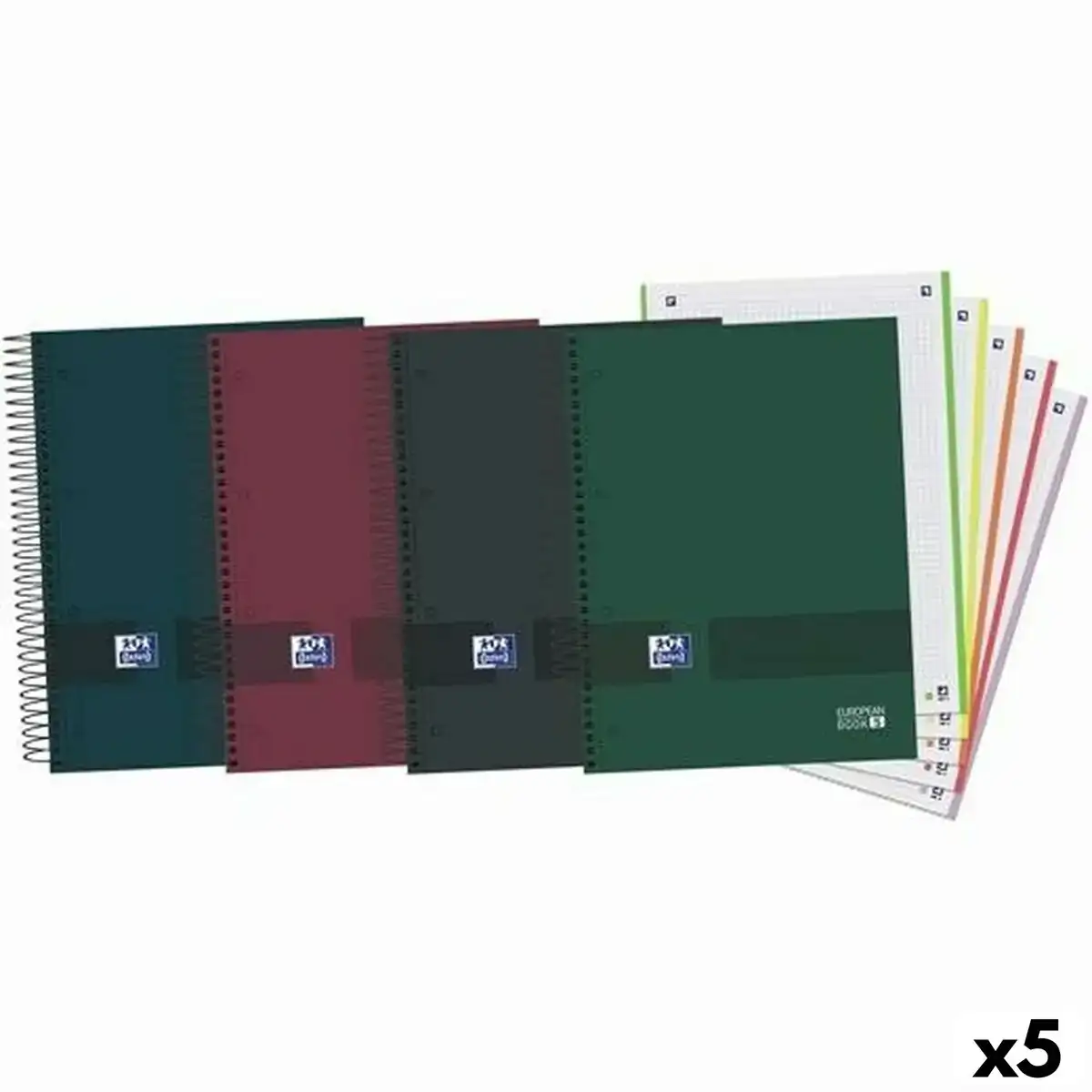 Cahier oxford europeanbook 5 you 5 mm 120 volets a5 couvercle rigide spirale 5 unites _4673. DIAYTAR COTE D'IVOIRE - Là où Choisir est un Acte d'Amour pour la Culture Côte d'Ivoireaise. Explorez notre gamme et choisissez des produits qui célèbrent la richesse de notre patrimoine.