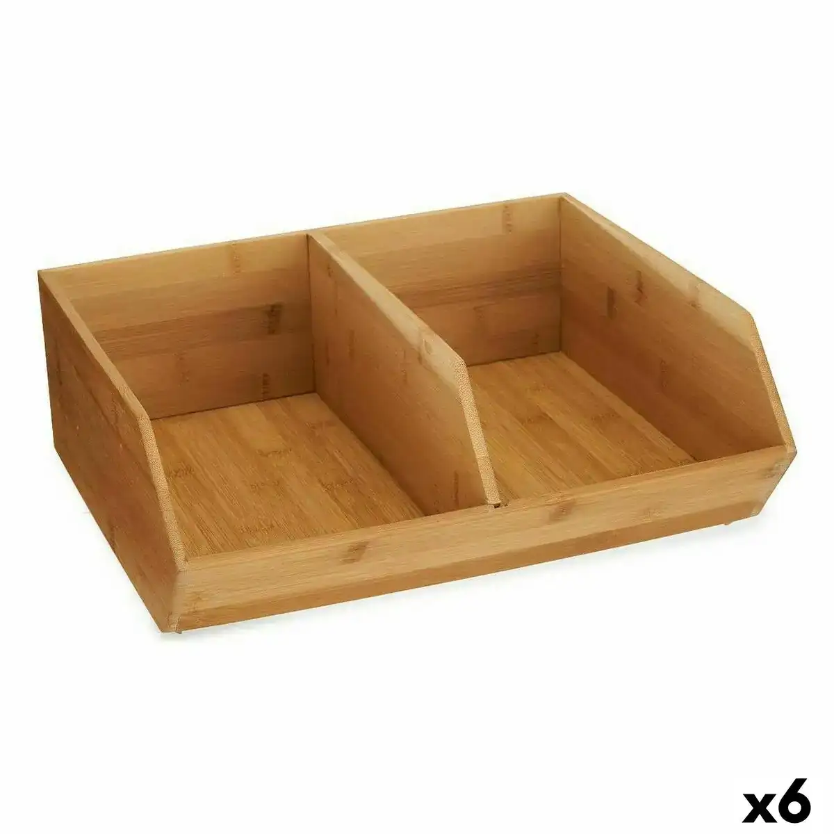 Caisse de rangement empilable bambou 34 5 x 13 x 31 cm 6 unites _3992. Bienvenue chez DIAYTAR COTE D'IVOIRE - Où Chaque Objet a sa Propre Histoire. Découvrez notre sélection soigneusement choisie et choisissez des produits qui racontent le patrimoine sénégalais.