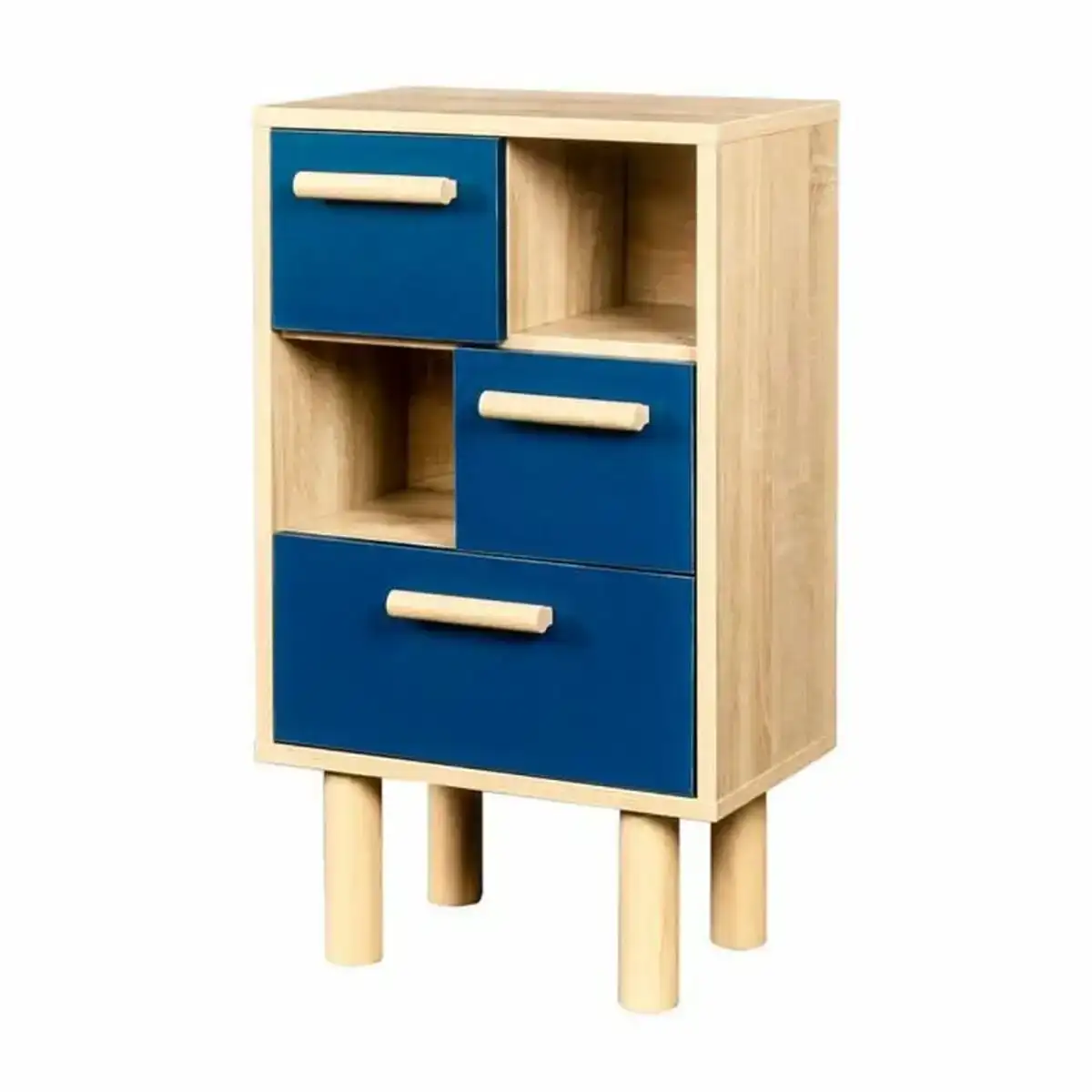 Caisson a tiroirs blue marine 67 x 40 cm_7317. Bienvenue sur DIAYTAR COTE D'IVOIRE - Où Chaque Produit a son Charme. Explorez notre sélection minutieuse et trouvez des articles qui vous séduisent et vous inspirent.