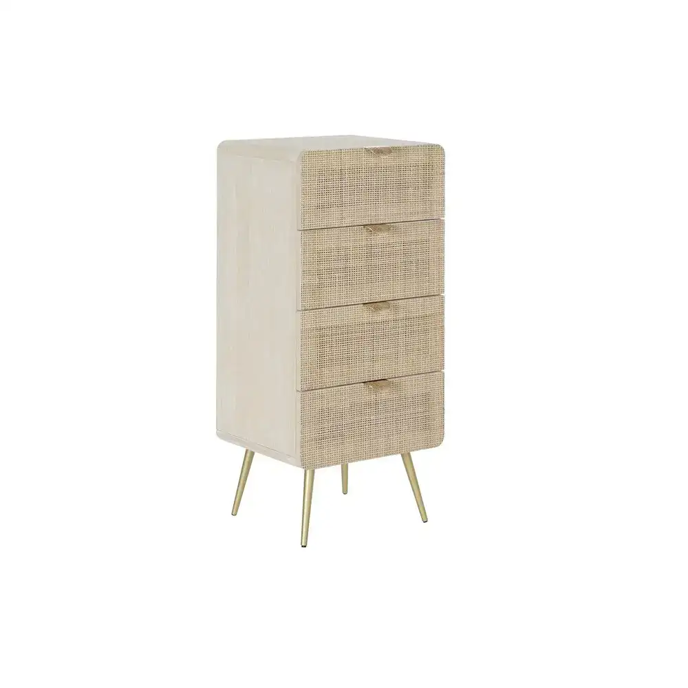 Caisson a tiroirs dkd home decor 37 x 30 x 82 cm naturel bois de paulownia_6235. DIAYTAR COTE D'IVOIRE - Là où la Tradition Devient Tendance. Naviguez à travers notre boutique en ligne et choisissez des produits qui allient l'authenticité au contemporain.