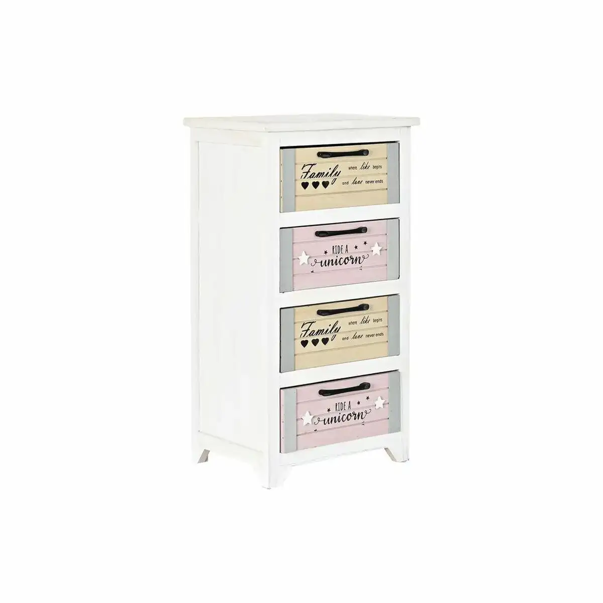 Caisson a tiroirs dkd home decor gris beige rose blanc enfant bois de paulownia 40 x 29 x 73 5 cm _8956. DIAYTAR COTE D'IVOIRE - Où l'Élégance se Mêle à l'Authenticité. Naviguez à travers notre boutique en ligne et choisissez des produits qui incarnent le style et la tradition du Côte d'Ivoire.