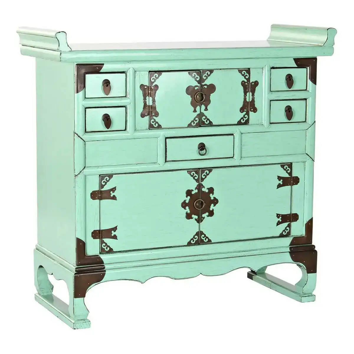 Caisson a tiroirs dkd home decor metal bois 83 x 33 5 x 79 cm _3231. DIAYTAR COTE D'IVOIRE - Là où Chaque Achat a du Sens. Explorez notre gamme et choisissez des produits qui racontent une histoire, votre histoire.