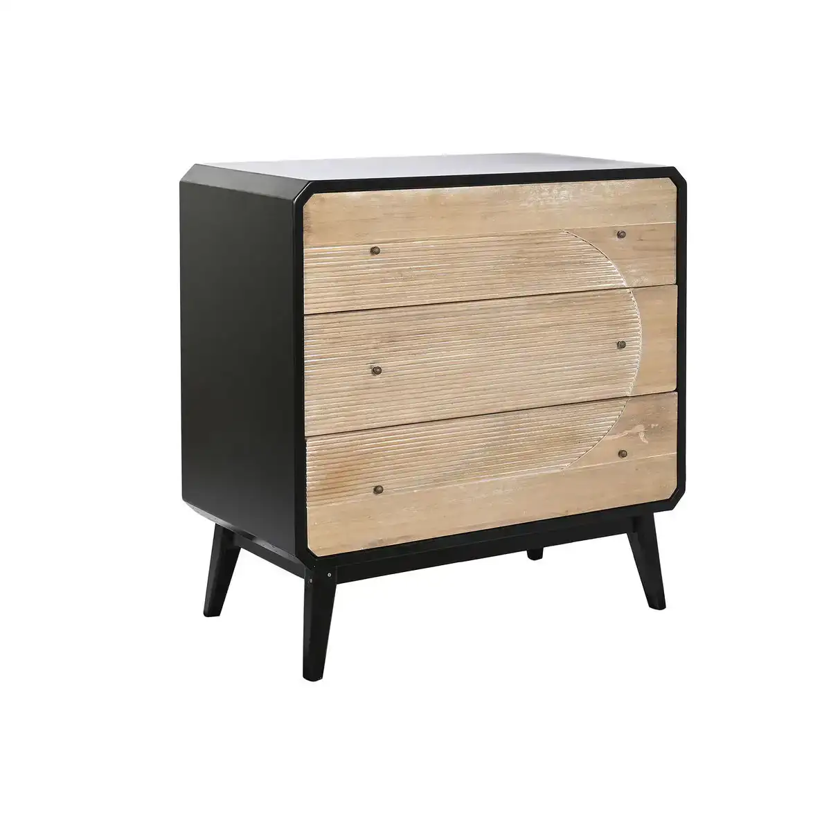 Caisson a tiroirs dkd home decor noir bois moderne 80 x 40 x 79 5 cm _3925. Bienvenue chez DIAYTAR COTE D'IVOIRE - Où le Shopping Devient un Plaisir. Découvrez notre boutique en ligne et trouvez des trésors qui égaieront chaque jour de votre vie.