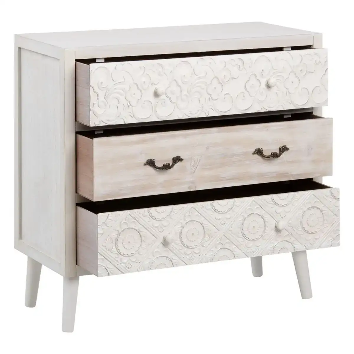 Caisson a tiroirs dune 80 x 33 x 76 cm naturel blanc bois d epicea_2223. Bienvenue chez DIAYTAR COTE D'IVOIRE - Où Chaque Achat est un Geste d'Amour. Découvrez notre sélection minutieuse et choisissez des articles qui témoignent de votre passion.