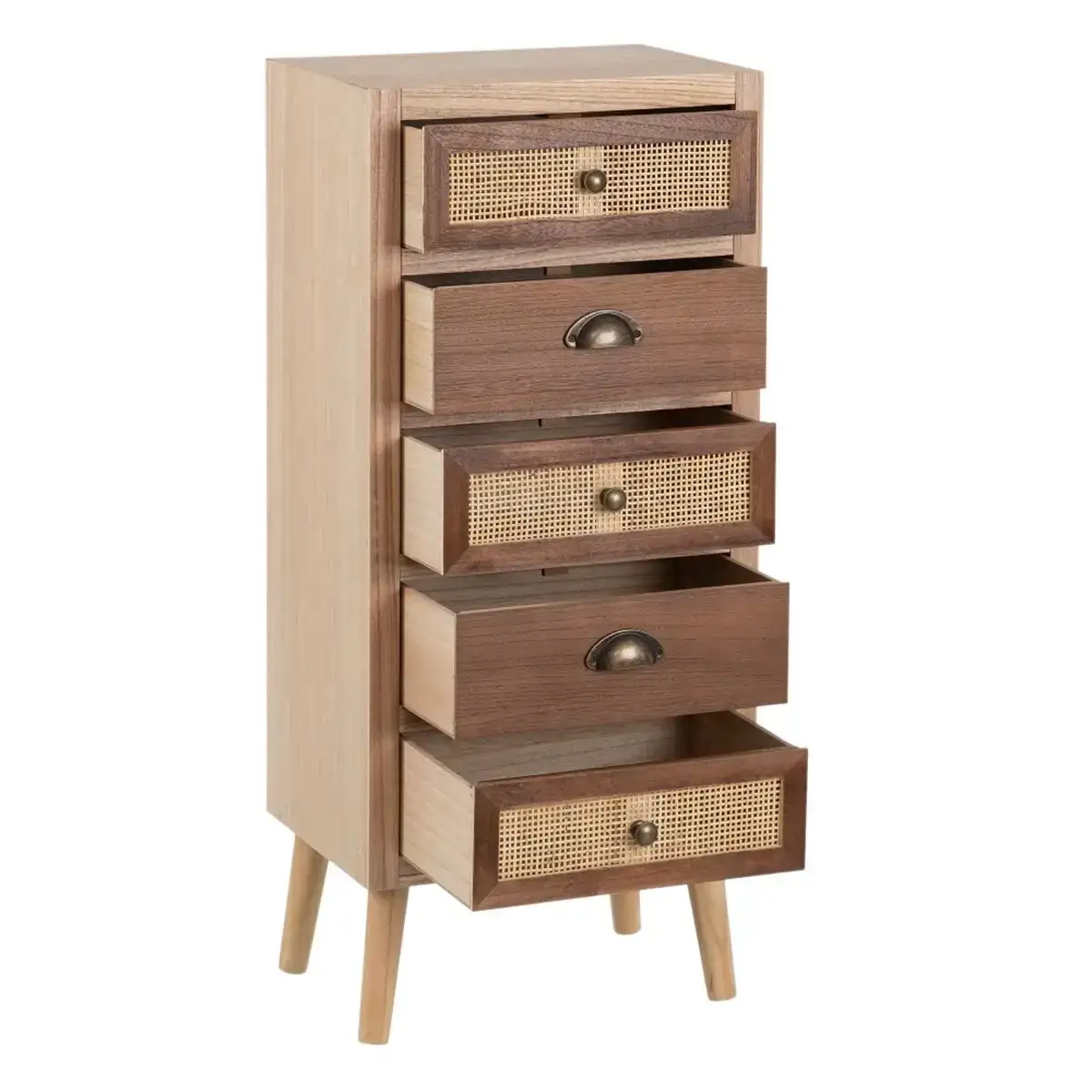 Caisson a tiroirs sasha 40 x 30 x 91 5 cm naturel bois creme rotin_7662. DIAYTAR COTE D'IVOIRE - Votre Destination de Shopping Authentique au Côte d'Ivoire. Plongez dans notre boutique en ligne pour découvrir des produits qui célèbrent la riche culture et l'artisanat du pays.
