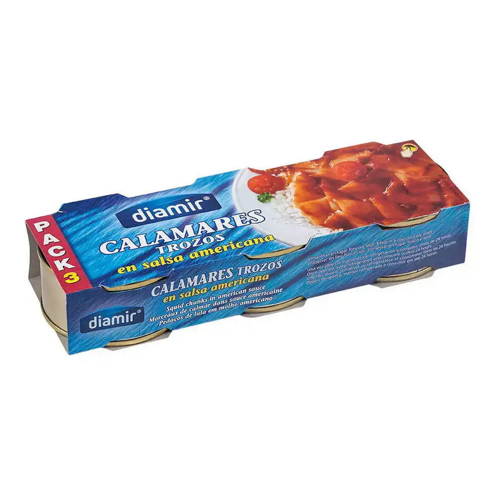 Calamar diamir 85 g 3 uds _3477. DIAYTAR COTE D'IVOIRE - Votre Portail Vers l'Exclusivité. Explorez notre boutique en ligne pour découvrir des produits uniques et raffinés, conçus pour ceux qui recherchent l'excellence.