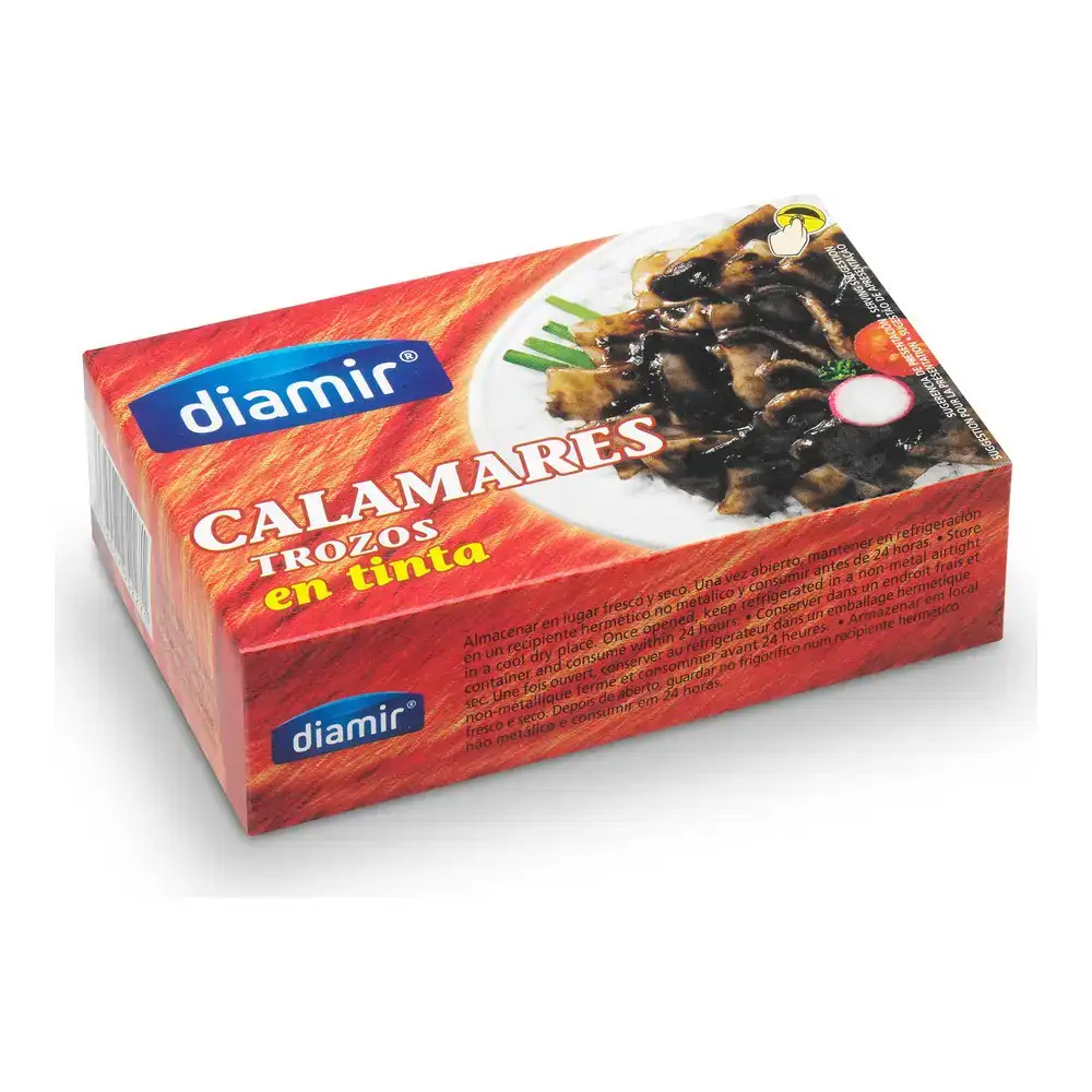 Calamars dans leur encre diamir 110 g _5169. Bienvenue sur DIAYTAR COTE D'IVOIRE - Où Choisir est un Voyage Sensoriel. Plongez dans notre catalogue et trouvez des produits qui éveillent vos sens et embellissent votre quotidien.