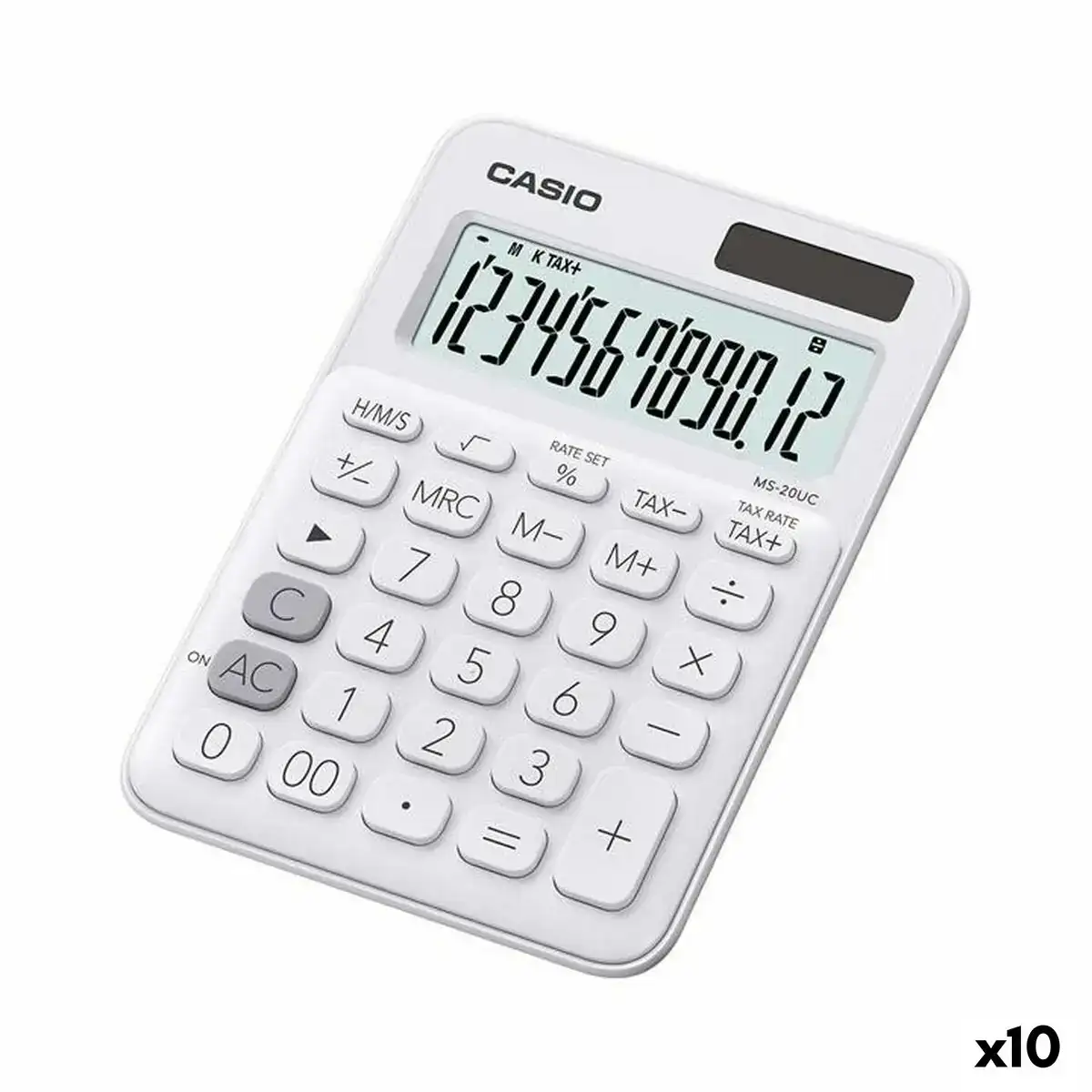 Calculatrice casio ms 20uc blanc 2 3 x 10 5 x 14 95 cm 10 unites _7363. DIAYTAR COTE D'IVOIRE - Où Choisir est un Voyage Cultuel. Explorez notre boutique en ligne et découvrez des produits qui célèbrent la richesse et la diversité culturelle du Côte d'Ivoire.