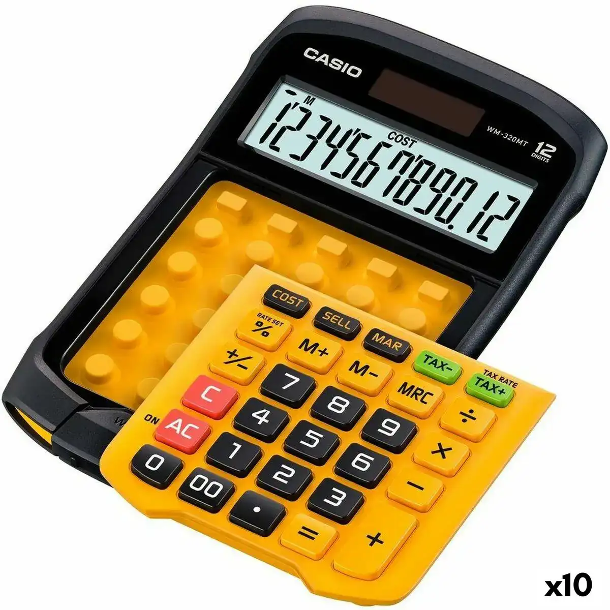 Calculatrice casio wm 320mt jaune noir 3 3 x 10 9 x 16 9 cm 10 unites _5902. DIAYTAR COTE D'IVOIRE - Où Choisir est un Plaisir. Explorez notre boutique en ligne et choisissez parmi des produits de qualité qui satisferont vos besoins et vos goûts.