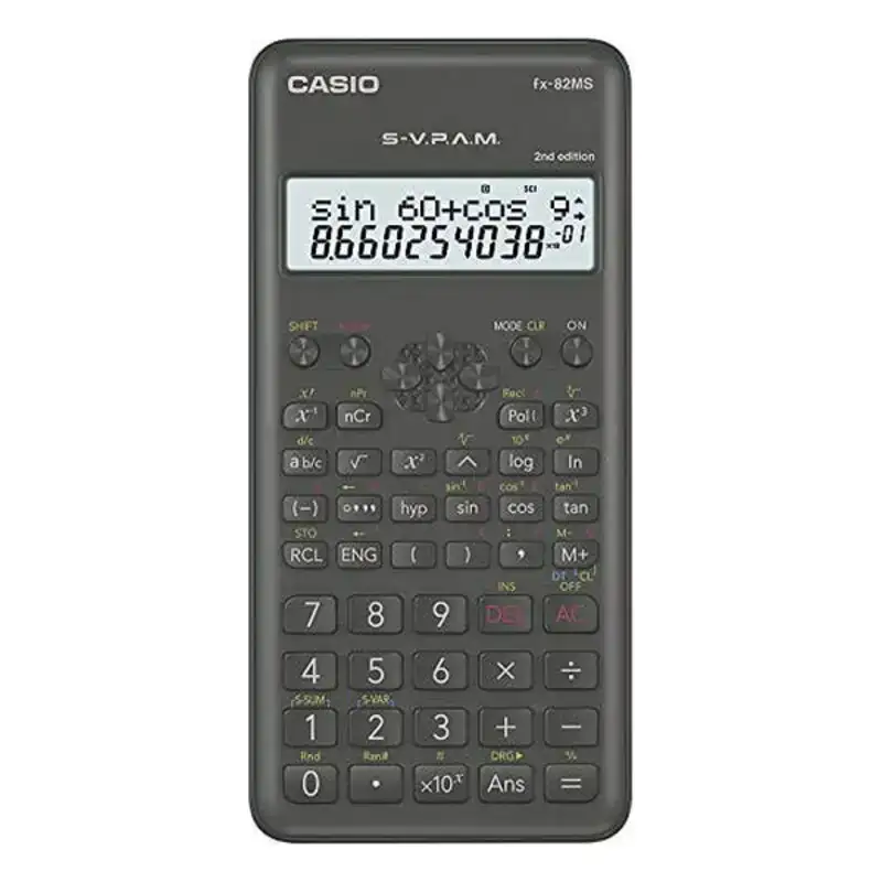 Calculatrice scientifique casio fx 82 ms2 noir gris fonce plastique_8763. DIAYTAR COTE D'IVOIRE - Votre Plateforme pour un Shopping Inspiré. Explorez nos offres variées et découvrez des articles qui stimulent votre créativité et embellissent votre vie.
