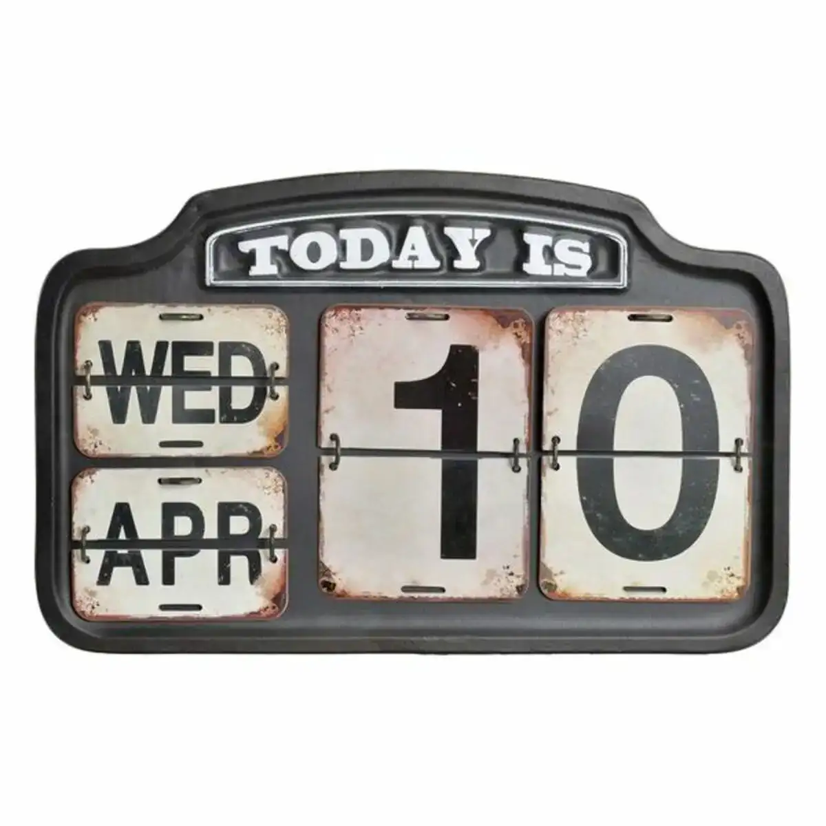Calendrier dkd home decor metal 42 x 3 5 x 27 cm noir blanc_4239. Bienvenue sur DIAYTAR COTE D'IVOIRE - Où le Shopping est une Affaire Personnelle. Découvrez notre sélection et choisissez des produits qui reflètent votre unicité et votre individualité.