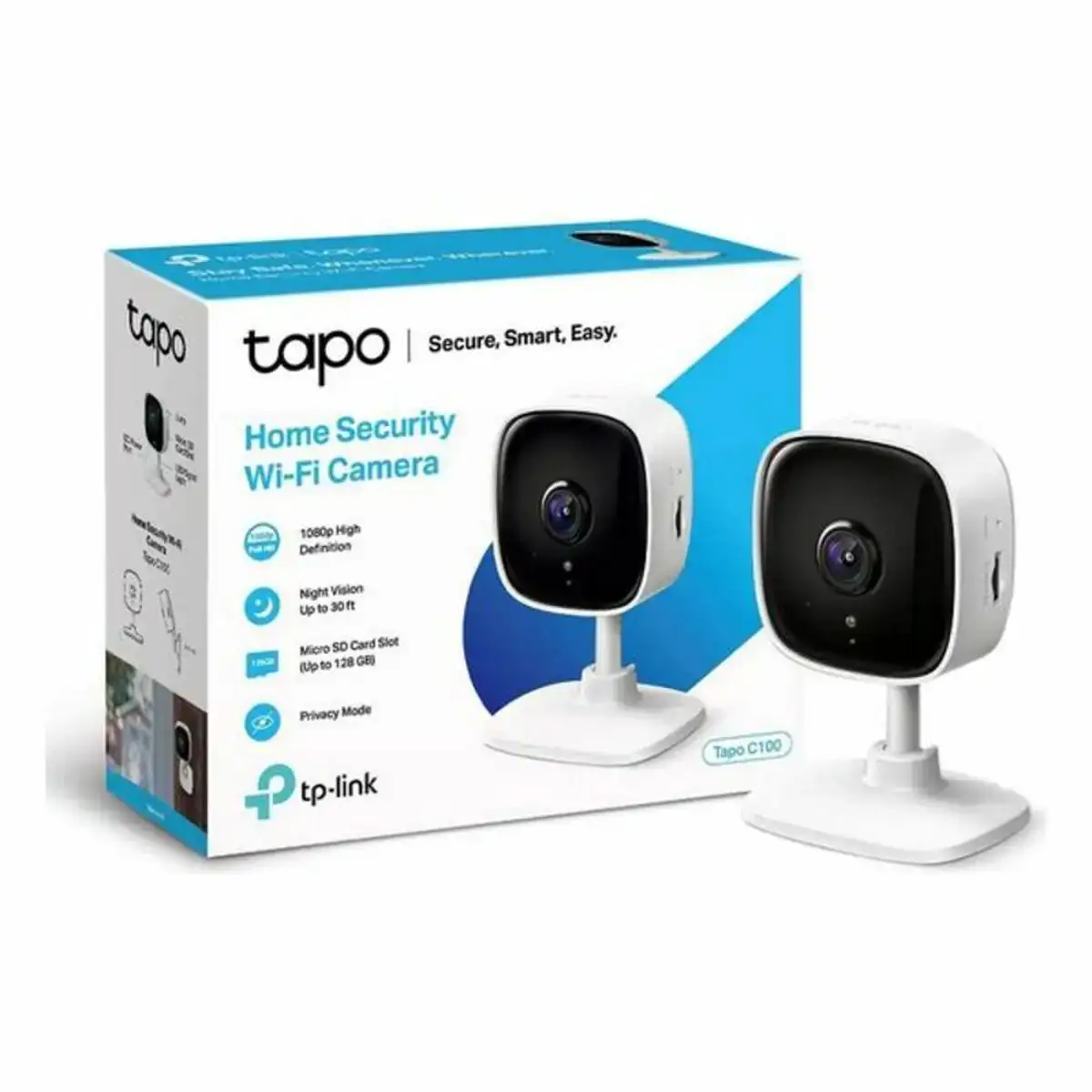 Camera ip tp link tapo c100 1080 px wifi blanc_8484. DIAYTAR COTE D'IVOIRE - Là où Chaque Produit Est une Trouvaille. Explorez notre sélection minutieuse et découvrez des articles qui correspondent à votre style de vie et à vos aspirations.