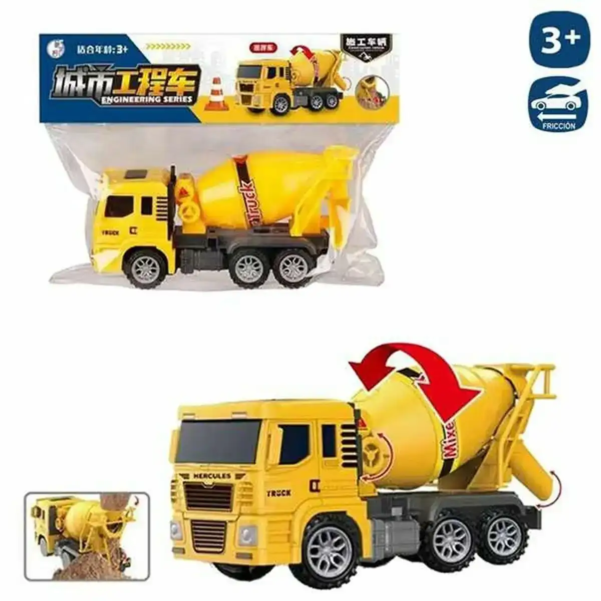 Camion avec betonniere juinsa engineering series_3926. DIAYTAR COTE D'IVOIRE - Votre Destination Shopping Incontournable. Parcourez nos rayons virtuels et trouvez des articles qui répondent à tous vos besoins, du quotidien à l'exceptionnel.