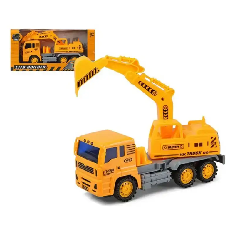 Camion avec grue city builder 119371_2122. DIAYTAR COTE D'IVOIRE - L'Odyssée du Shopping à Votre Portée. Parcourez notre boutique en ligne et partez à la découverte d'articles qui rendront chaque jour spécial.