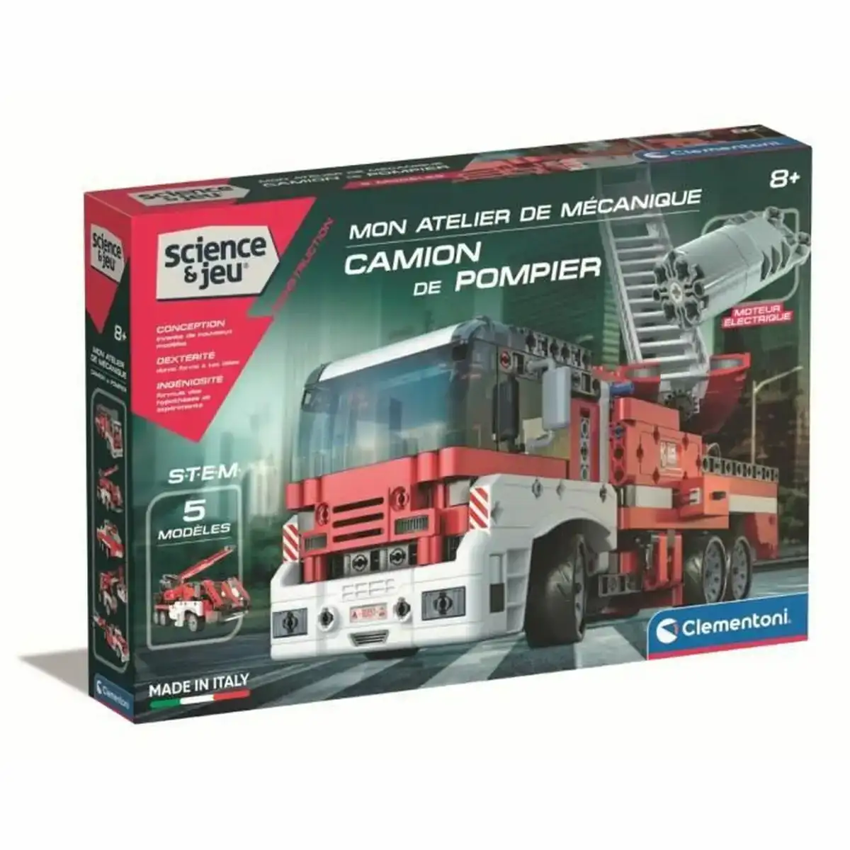 Camion de pompiers clementoni fire truck stem 8 ans 5 modeles_8706. DIAYTAR COTE D'IVOIRE - Où l'Élégance Rencontré l'Accessibilité. Parcourez notre catalogue et trouvez des produits qui apportent une touche de sophistication à votre vie quotidienne sans compromettre votre budget.