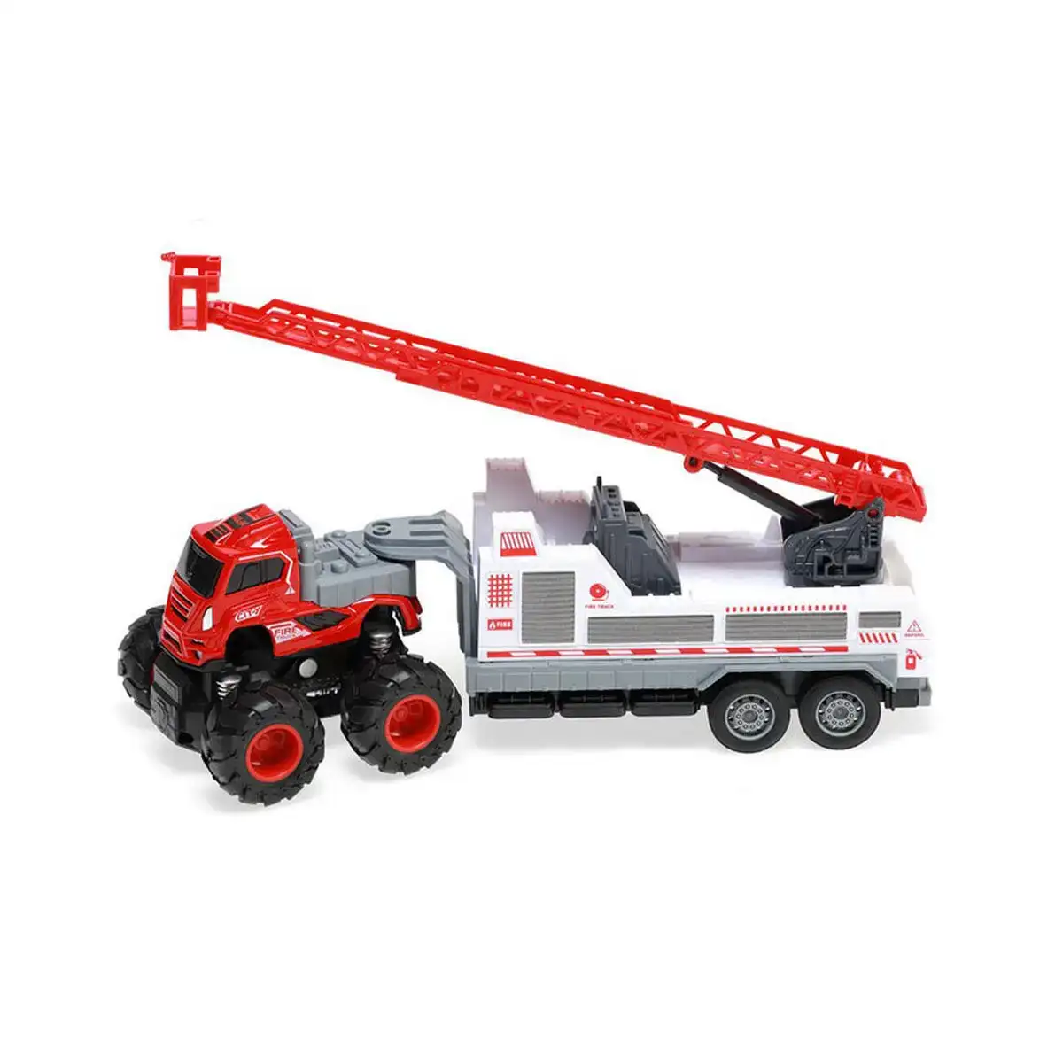 Camion de pompiers metal de friction 31 x 13 cm_1565. DIAYTAR COTE D'IVOIRE - Là où Chaque Produit Évoque une Émotion. Parcourez notre catalogue et choisissez des articles qui vous touchent et qui enrichissent votre expérience.