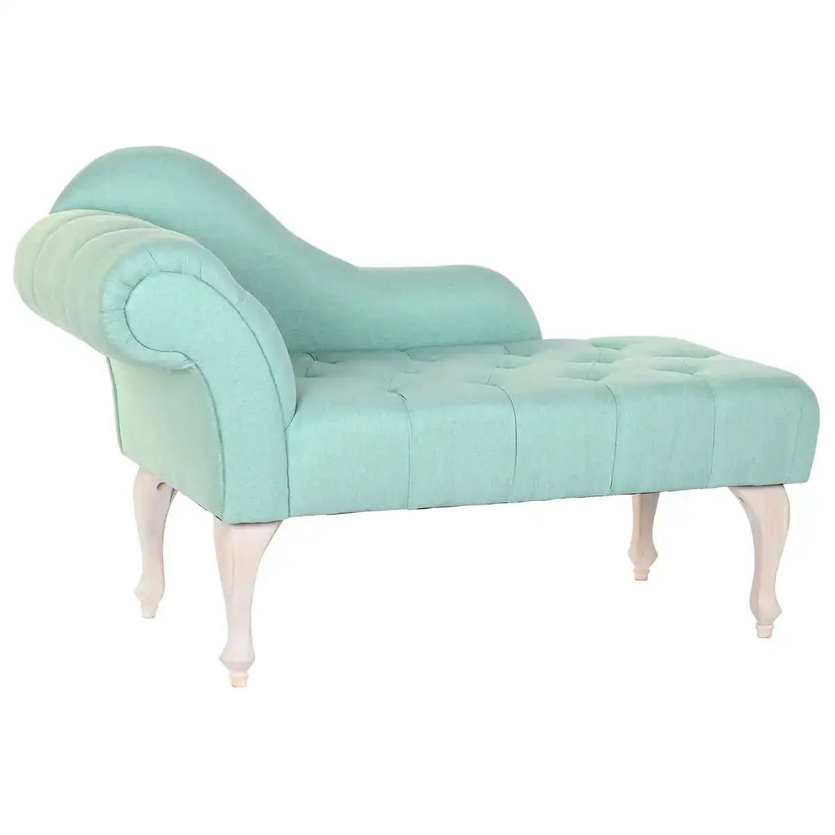 Canape chaise longue dkd home decor 119 x 55 x 77 cm bois d hevea vert_1182. DIAYTAR COTE D'IVOIRE - L'Art de Choisir, l'Art de S'émerveiller. Explorez notre boutique en ligne et choisissez des articles qui éveillent votre sens de l'émerveillement.