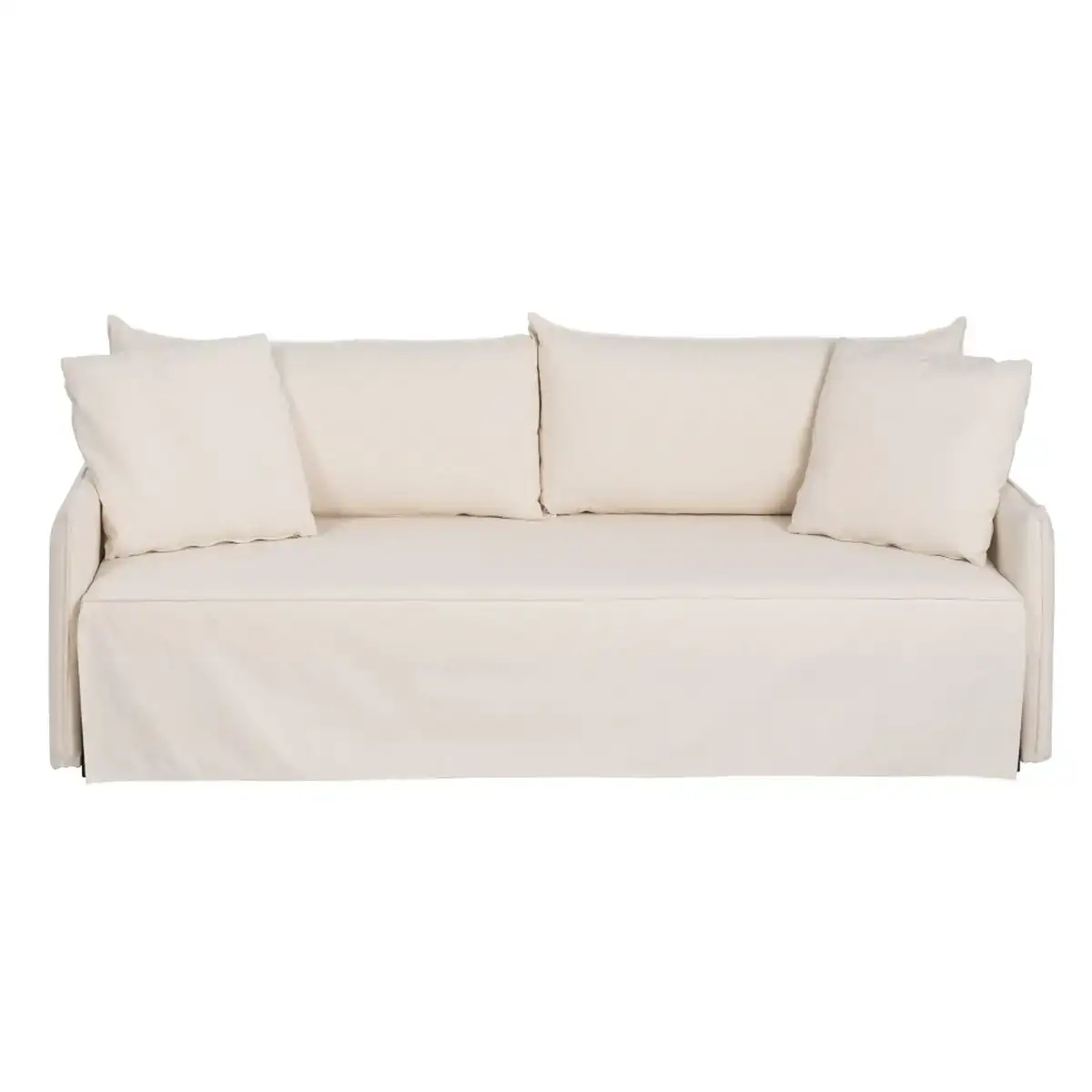 Canape convertible 200 x 94 x 86 cm tissu synthetique creme_8005. Bienvenue sur DIAYTAR COTE D'IVOIRE - Votre Destination Shopping à la Côte d'Ivoireaise. Explorez notre boutique en ligne et découvrez une gamme variée de produits qui capturent l'esprit du Côte d'Ivoire.