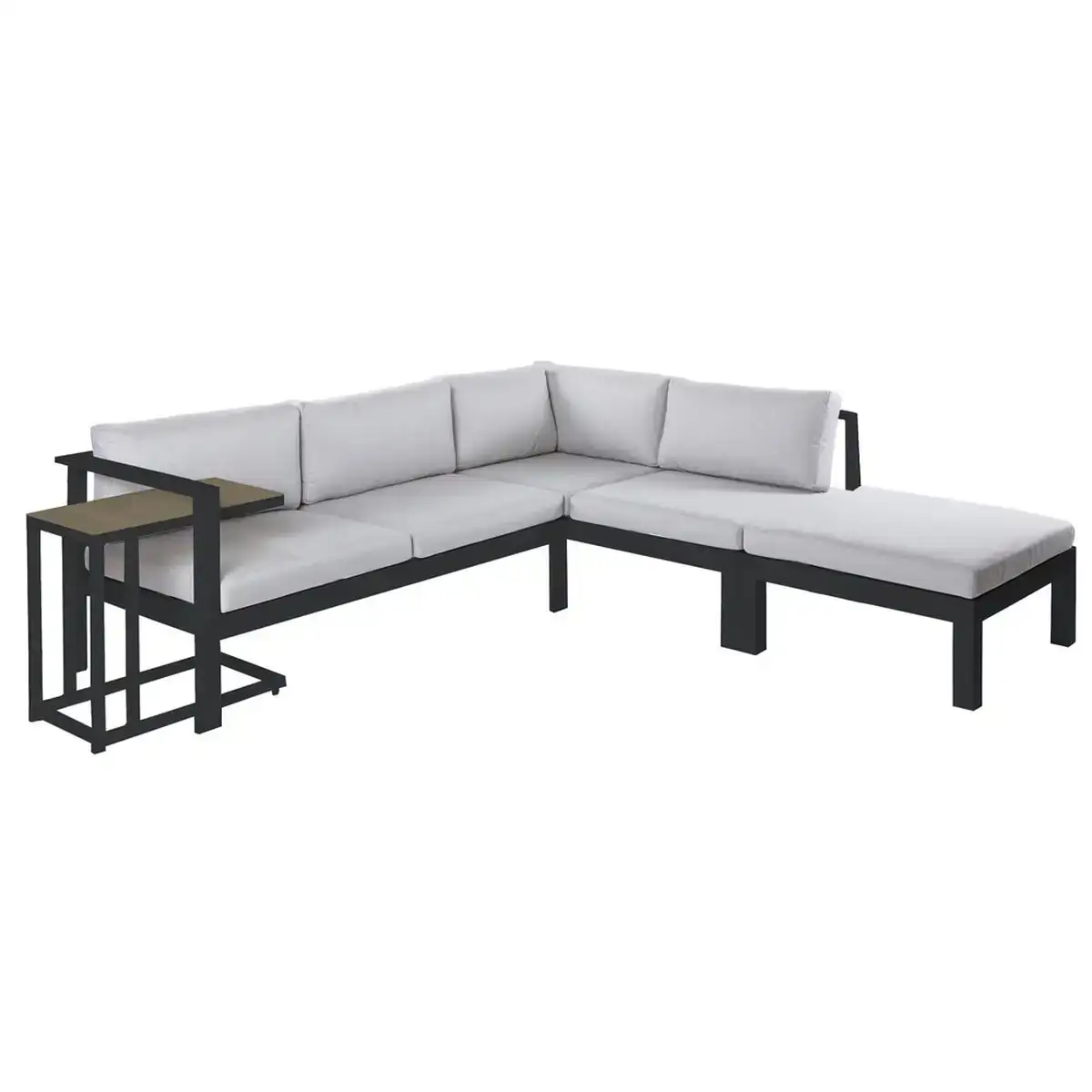 Canape de jardin agnes coin 224 x 224 x 65 5 cm aluminium_6111. Bienvenue chez DIAYTAR COTE D'IVOIRE - Où Chaque Produit a son Histoire. Découvrez notre sélection unique et trouvez des articles qui racontent la richesse culturelle et artistique du Côte d'Ivoire.
