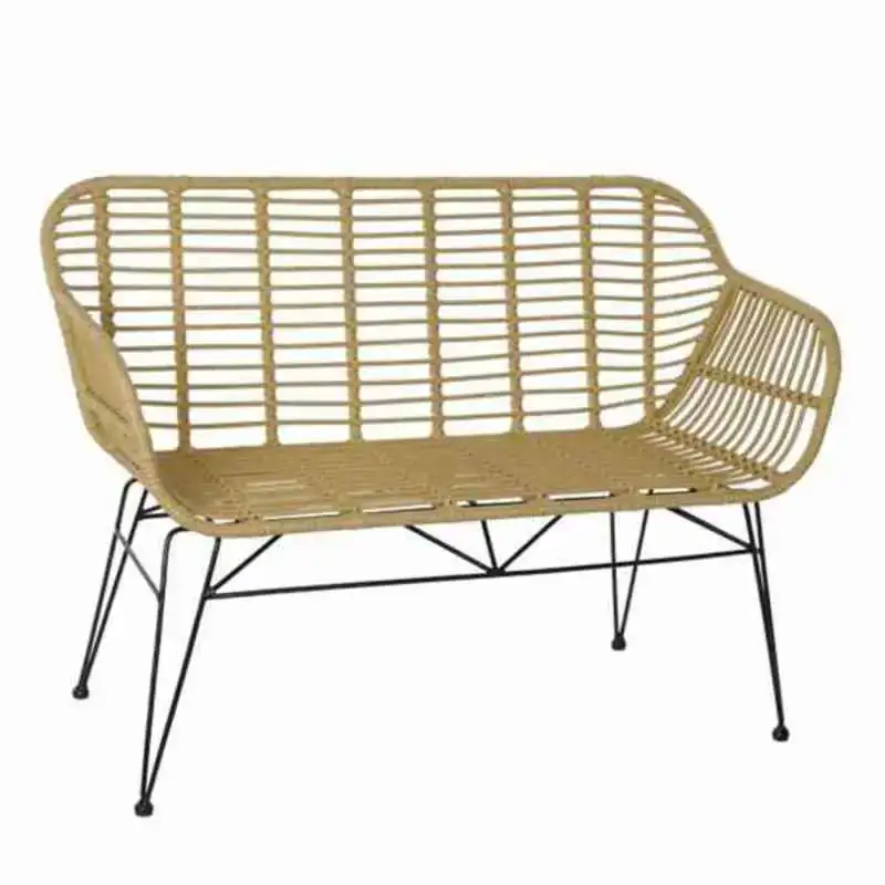 Canape de jardin dkd home decor metal rotin synthetique rotin 116 x 55 x 83 cm _4266. Entrez dans l'Univers de DIAYTAR COTE D'IVOIRE - Où l'Authenticité Renouvelle Votre Quotidien. Explorez notre gamme de produits et trouvez des articles qui reflètent votre essence.