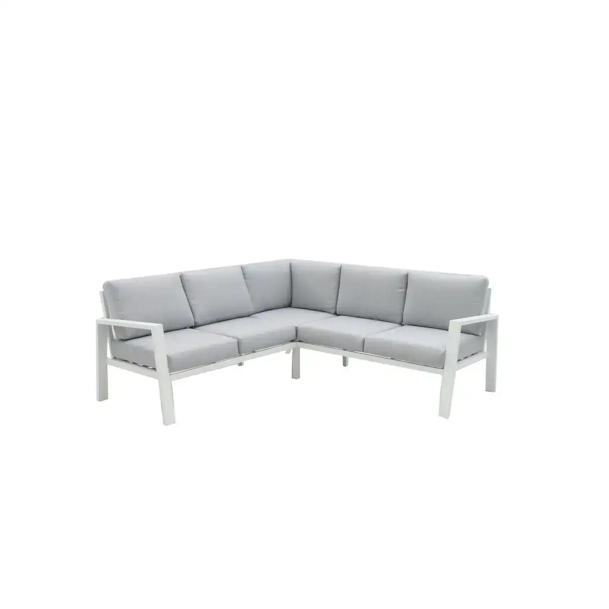 Canape de jardin thais 195 x 195 x 73 6 cm aluminium_9225. DIAYTAR COTE D'IVOIRE - L'Art de Choisir, l'Art de Vivre. Explorez notre univers de produits soigneusement sélectionnés pour vous offrir une expérience shopping riche et gratifiante.