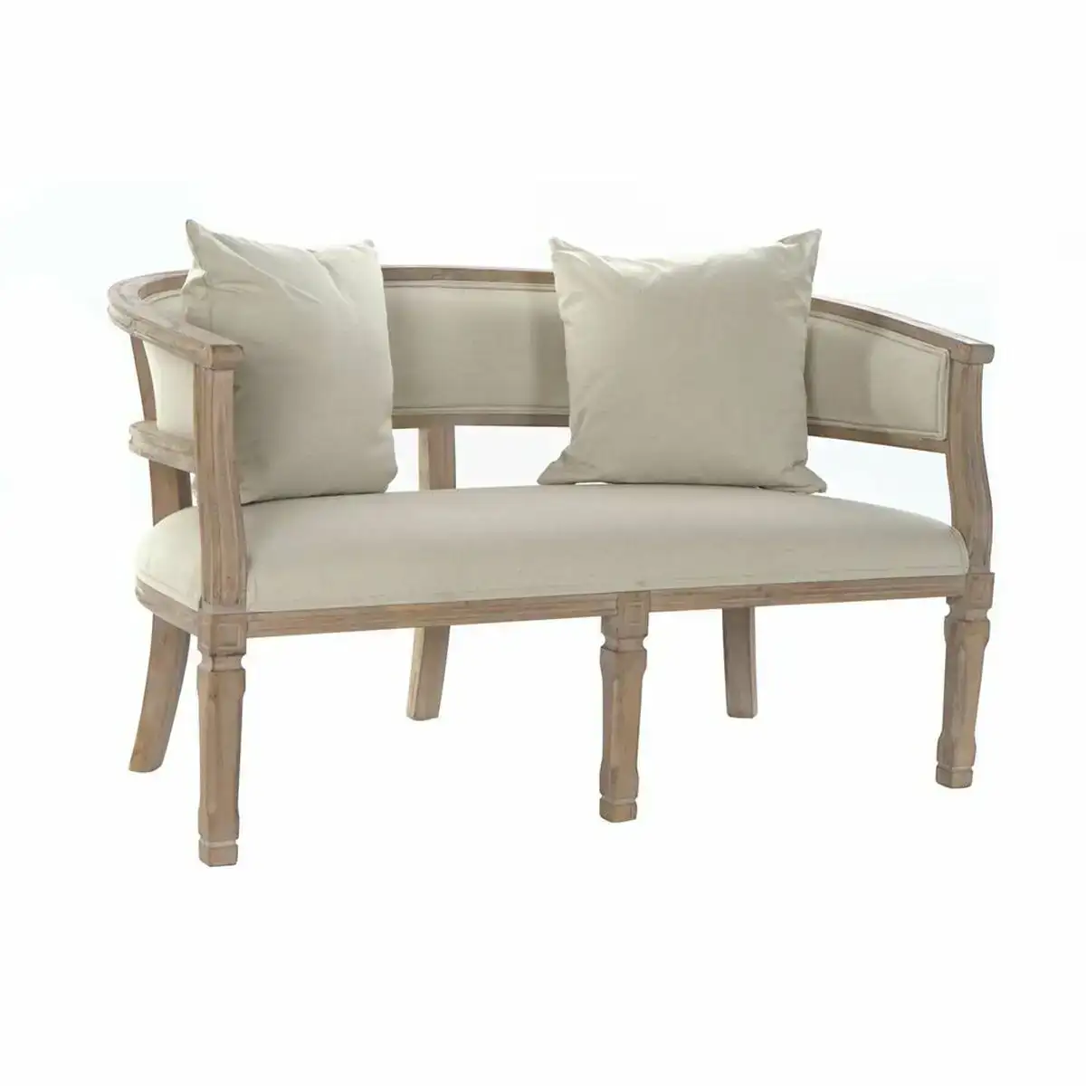 Canape dkd home decor 118 x 66 x 72 cm beige marron clair bois d hevea_6284. DIAYTAR COTE D'IVOIRE - Votre Plateforme Shopping de Confiance. Naviguez à travers nos rayons et choisissez des produits fiables qui répondent à vos besoins quotidiens.