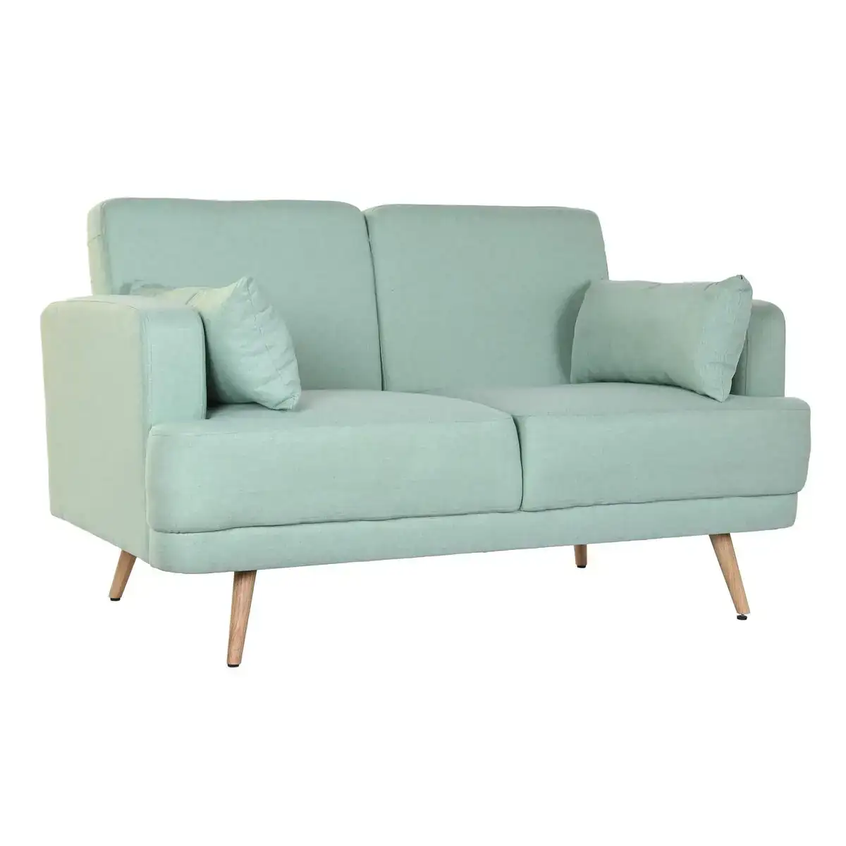 Canape dkd home decor 135 x 70 x 76 cm scandi metal vert_2991. DIAYTAR COTE D'IVOIRE - Où la Tradition s'Harmonise avec le Moderne. Parcourez notre gamme diversifiée et choisissez des produits qui révèlent l'âme du Côte d'Ivoire.