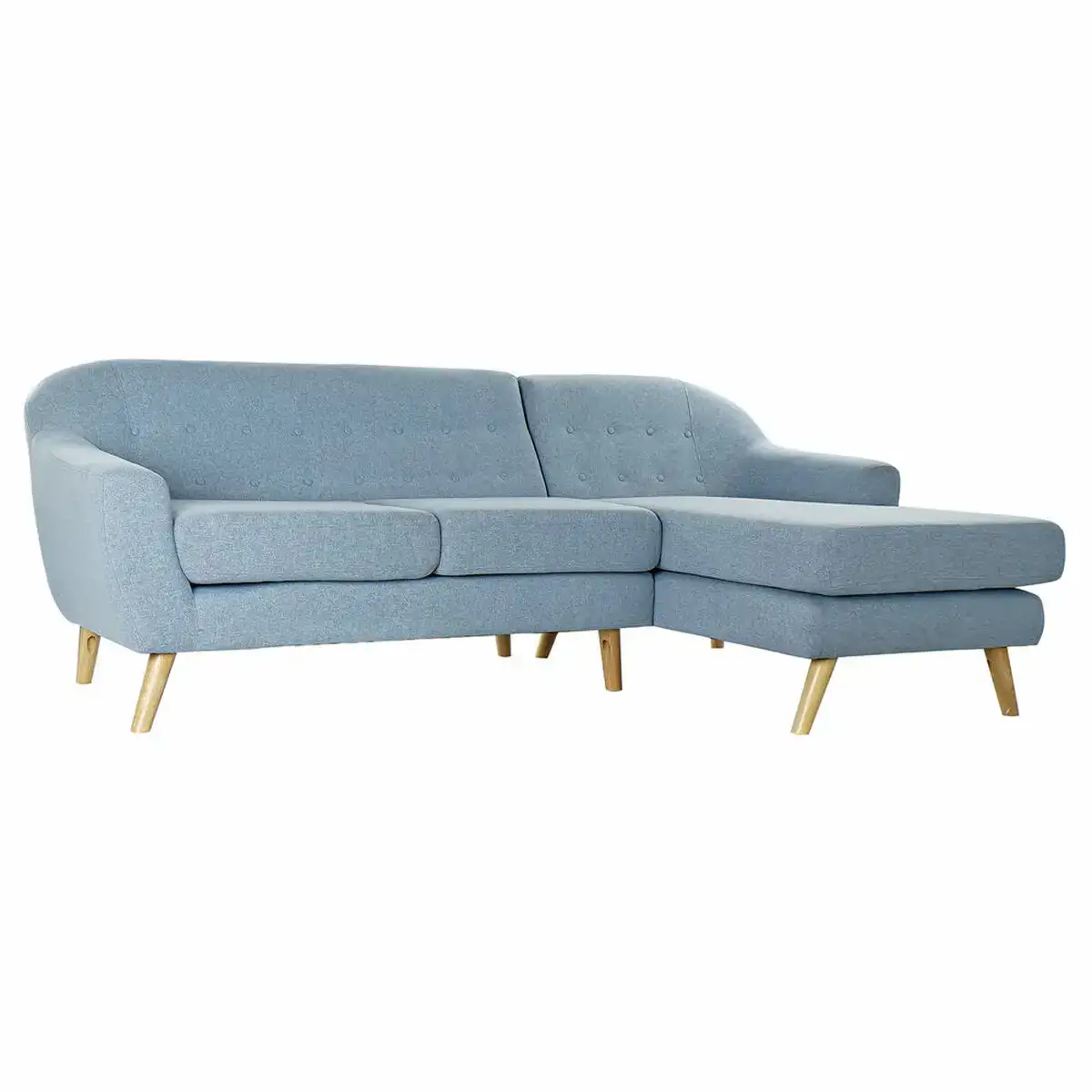 Canape trois places dkd home decor 8424001799343 226 x 144 x 84 cm scandi bois d hevea bleu ciel_6949. DIAYTAR COTE D'IVOIRE - Votre Destination Shopping Exquise. Explorez notre boutique en ligne et découvrez des trésors qui ajoutent une touche de sophistication à votre style et à votre espace.