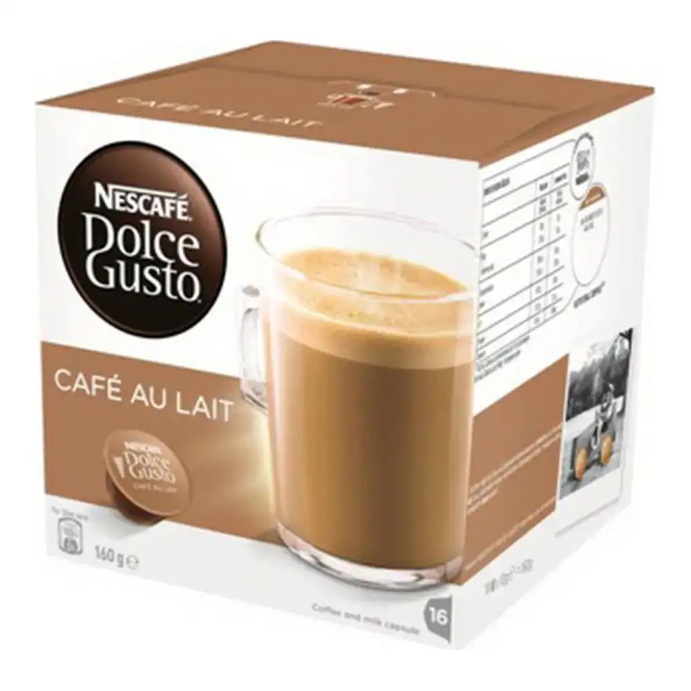 Capsules de cafe au lait dolce gusto 16 uds _6456. Bienvenue chez DIAYTAR COTE D'IVOIRE - Où le Shopping Rencontre la Qualité. Explorez notre sélection soigneusement conçue et trouvez des produits qui définissent le luxe abordable.