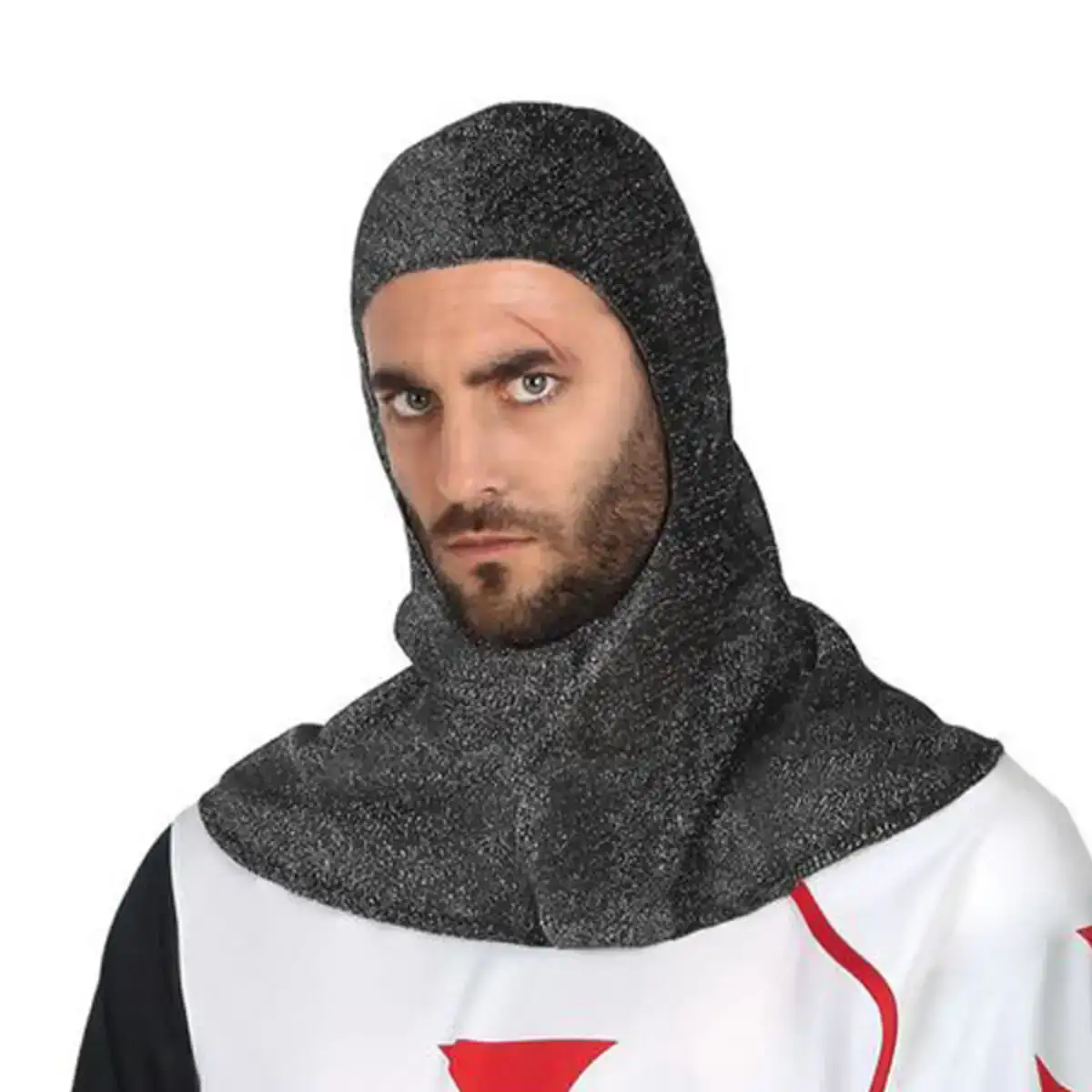 Capuche en maille medievale 50161 gris_4656. Entrez dans l'Univers de DIAYTAR COTE D'IVOIRE - Où Chaque Produit a son Éclat Unique. Explorez notre gamme variée et choisissez des articles qui illuminent votre quotidien.