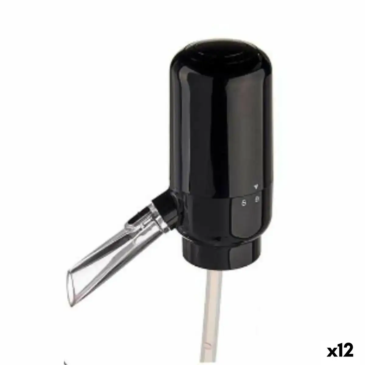 Carafe a decanter electrique silicone abs noir 5 x 11 x 10 cm 12 unites _6252. DIAYTAR COTE D'IVOIRE - Là où les Possibilités sont Infinies. Parcourez nos catégories et laissez-vous séduire par des produits qui enrichiront votre quotidien, du pratique à l'esthétique.