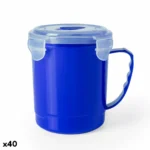 Carafe avec couvercle et doseur 144873 40 unites _6871. DIAYTAR COTE D'IVOIRE - Où Choisir est un Acte d'Amour pour le Côte d'Ivoire. Explorez notre boutique en ligne et choisissez des articles qui célèbrent la culture et l'artisanat du pays.