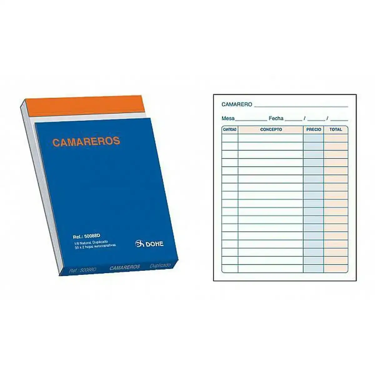 Carnet de serveur dohe 50088d 100 volets 10 unites _2422. DIAYTAR COTE D'IVOIRE - Votre Paradis Shopping au Cœur du Côte d'Ivoire. Explorez notre boutique en ligne et découvrez des produits conçus pour enchanter chaque aspect de votre vie.
