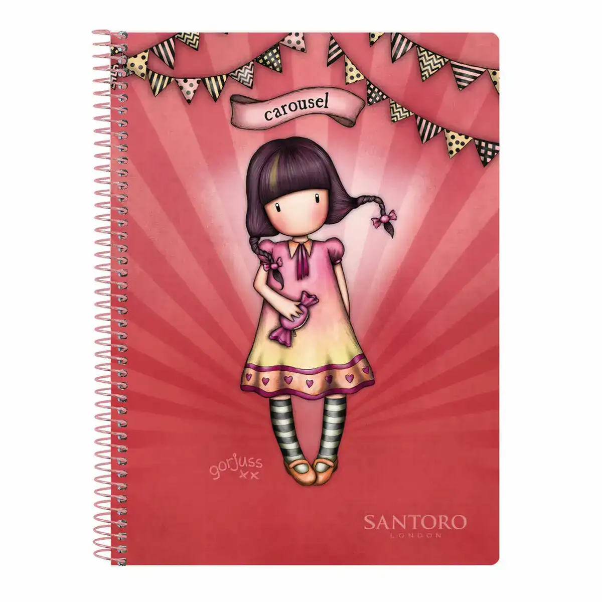 Carnet gorjuss carousel saumon a5_5236. DIAYTAR COTE D'IVOIRE - Votre Passage vers la Découverte. Explorez notre boutique en ligne pour trouver des trésors qui vous attendent, du traditionnel à l'avant-garde.