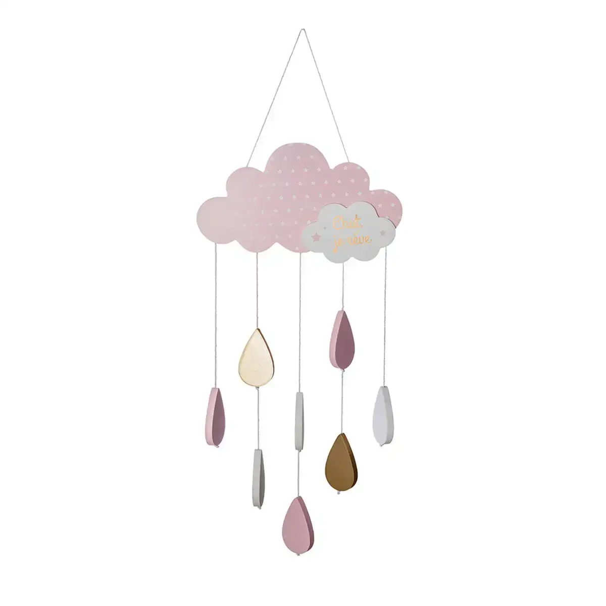 Carrousel pour berceau atmosphera nuages rose bois mdf_3369. DIAYTAR COTE D'IVOIRE - Où Chaque Détail Compte. Naviguez à travers notre gamme variée et choisissez des articles qui ajoutent une touche spéciale à votre quotidien, toujours avec qualité et style.