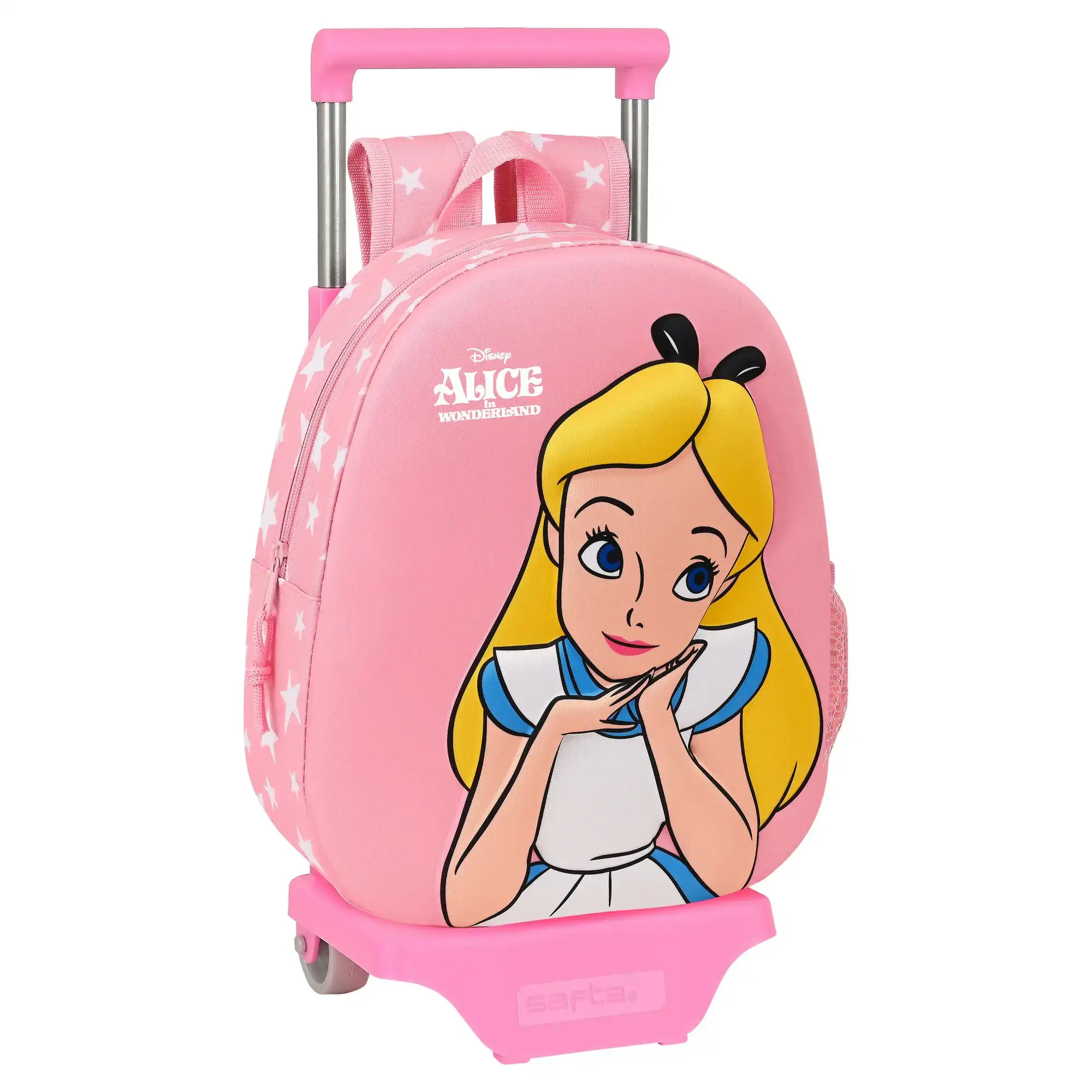 Cartable 3d avec roulettes disney alice in wonderland rose 28 x 10 x 67 cm _2596. DIAYTAR COTE D'IVOIRE - Là où Chaque Produit est une Trouvaille Unique. Découvrez notre boutique en ligne et trouvez des articles qui vous distinguent par leur originalité.