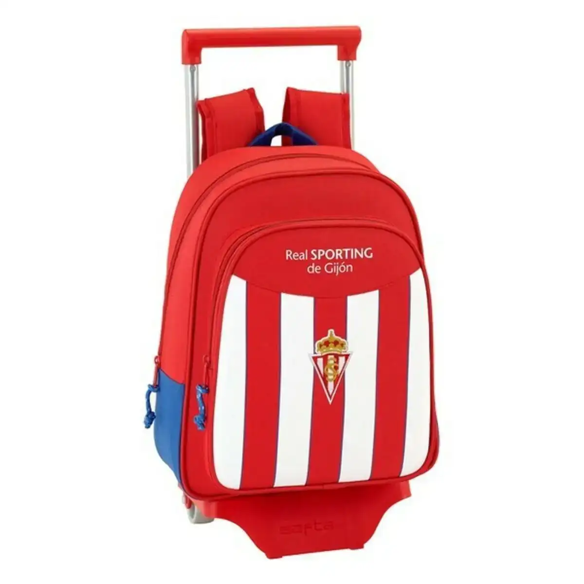 Cartable a roulettes 705 real sporting de gijon 27 x 10 x 67 cm _7182. DIAYTAR COTE D'IVOIRE - Où Choisir est un Acte d'Amour pour le Côte d'Ivoire. Explorez notre boutique en ligne et choisissez des articles qui célèbrent la culture et l'artisanat du pays.