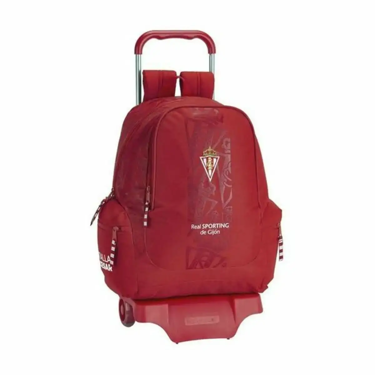 Cartable a roulettes 905 real sporting de gijon rouge_2885. DIAYTAR COTE D'IVOIRE - Votre Destination Shopping de Choix. Explorez notre boutique en ligne et découvrez des trésors qui reflètent votre style et votre passion pour l'authenticité.