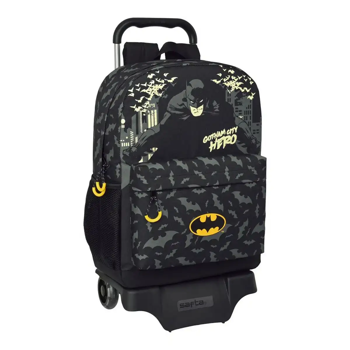 Cartable a roulettes batman hero noir 30 x 43 x 14 cm _6266. DIAYTAR COTE D'IVOIRE - Là où Chaque Achat a du Sens. Explorez notre gamme et choisissez des produits qui racontent une histoire, du traditionnel au contemporain.