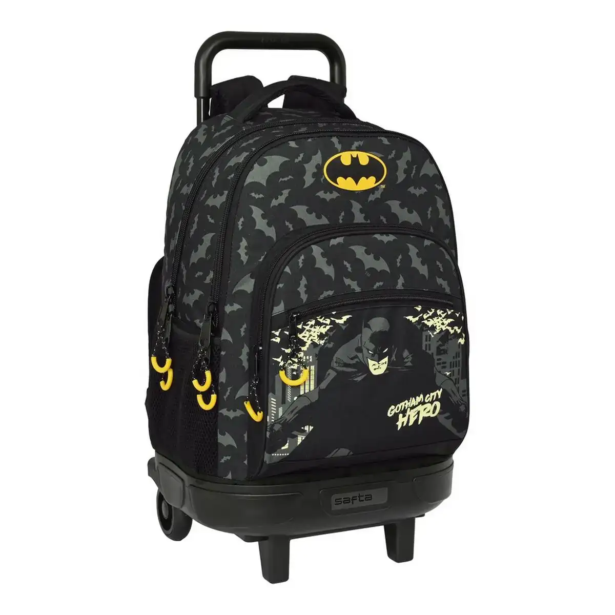 Cartable a roulettes batman hero noir 33 x 45 x 22 cm _7899. DIAYTAR COTE D'IVOIRE - Où Choisir est un Plaisir Responsable. Explorez notre boutique en ligne et adoptez des produits qui reflètent notre engagement envers la durabilité.