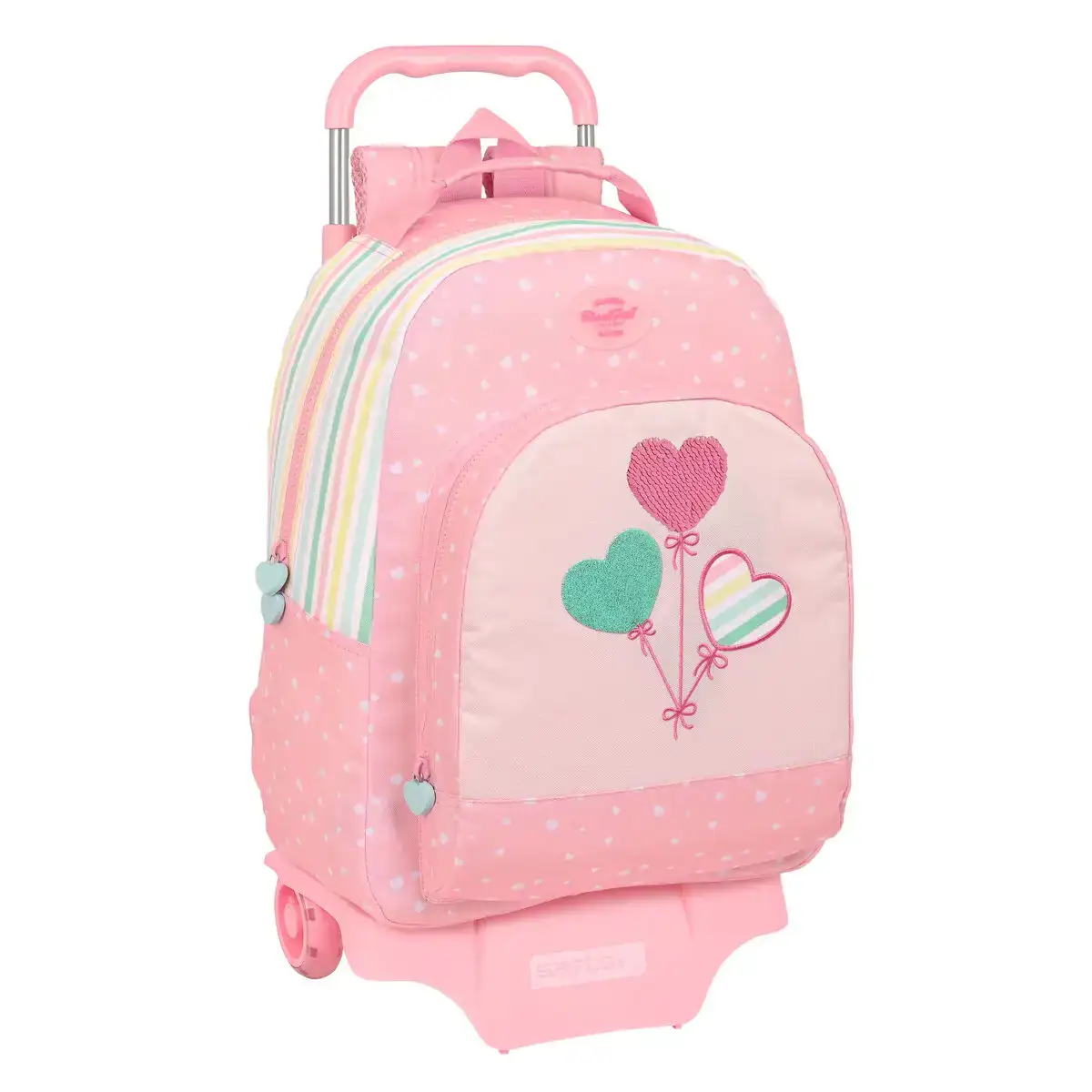 Cartable a roulettes blackfit8 globitos rose 32 x 42 x 15 cm_6122. Bienvenue chez DIAYTAR COTE D'IVOIRE - Où Chaque Produit a son Histoire. Plongez dans notre sélection diversifiée et découvrez des articles qui racontent le riche patrimoine sénégalais.